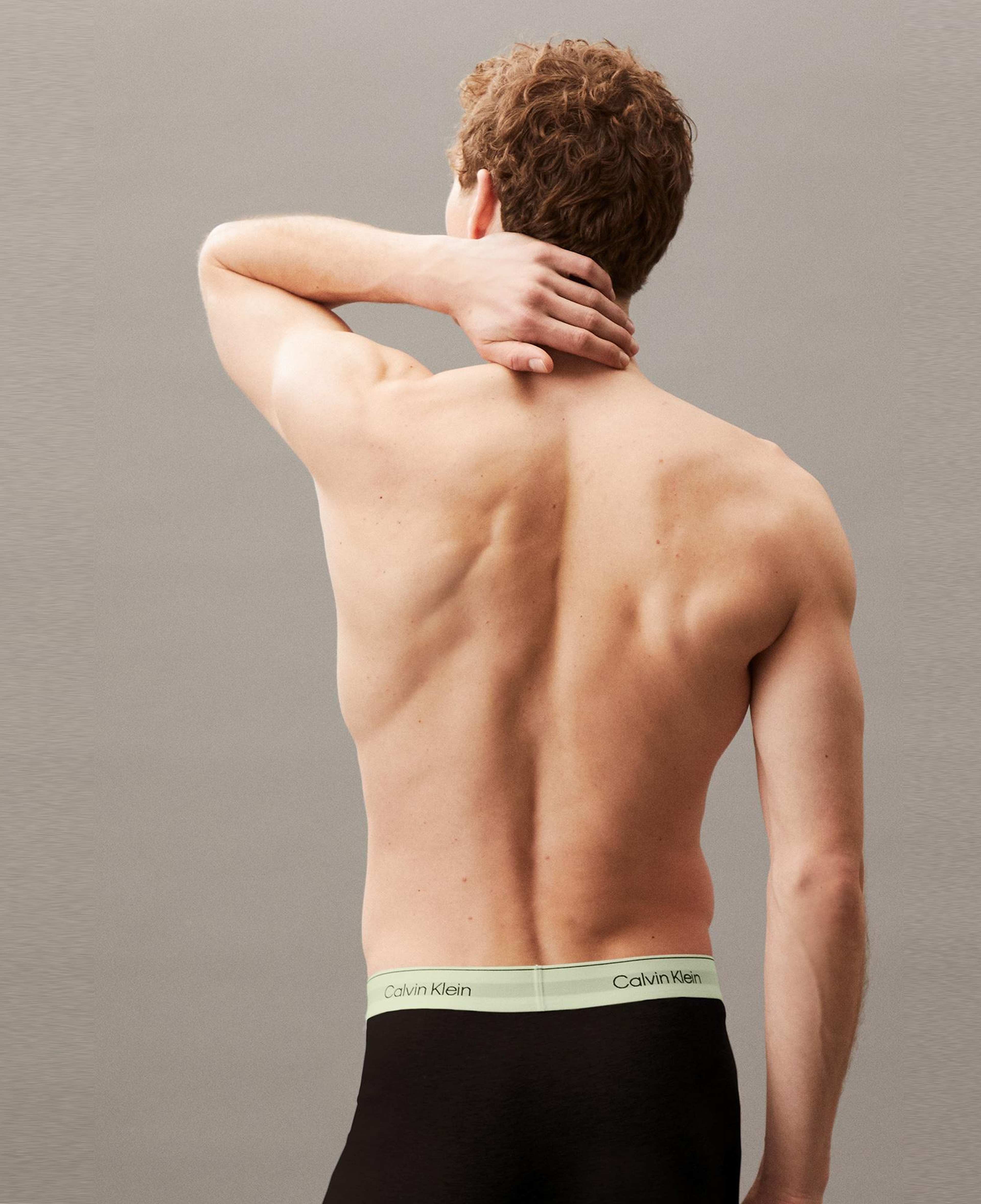 Calvin Klein Trunk 3'lü Erkek Siyah Renkli Bantlı Boxer
