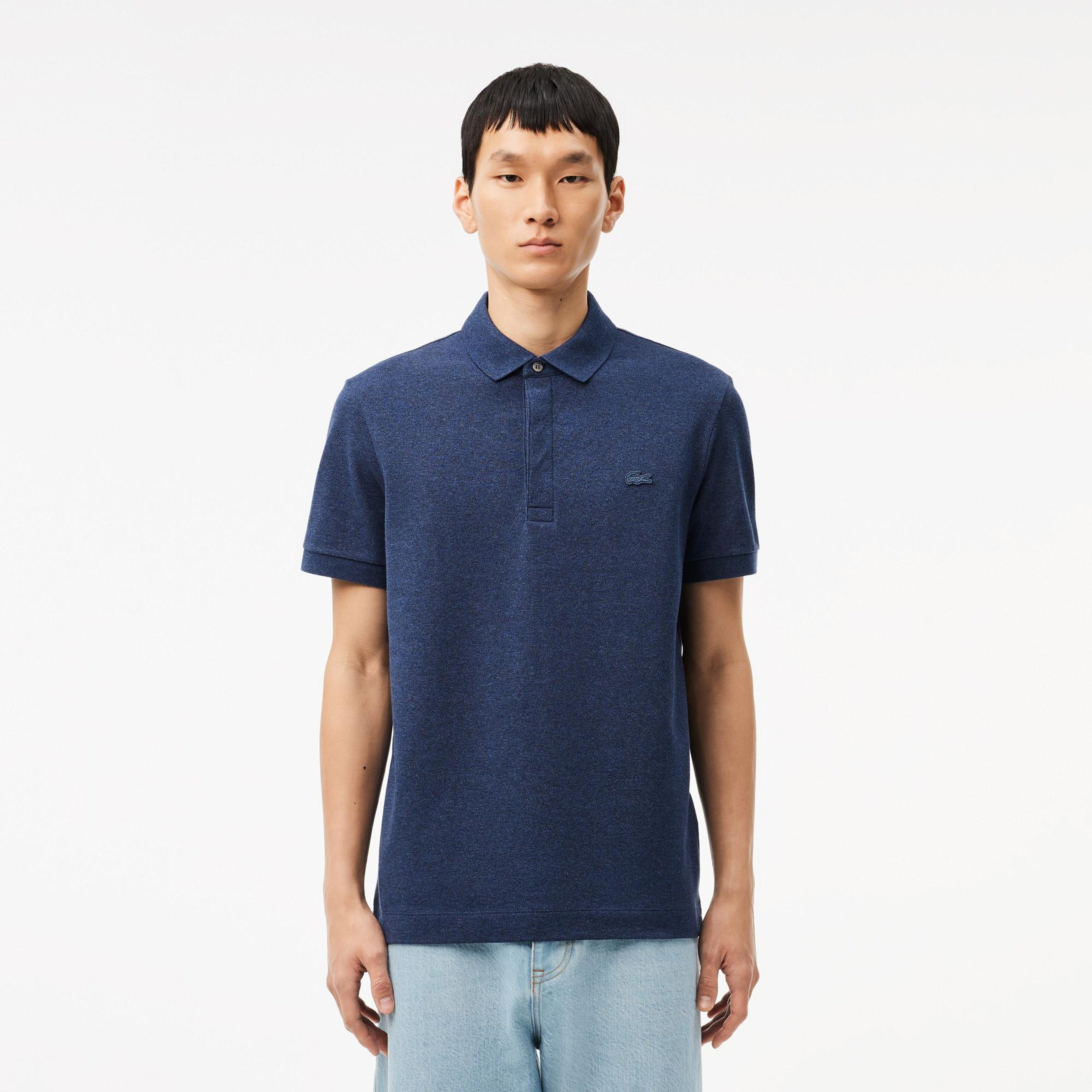Erkek Regular Fit Koyu Mavi Paris Polo