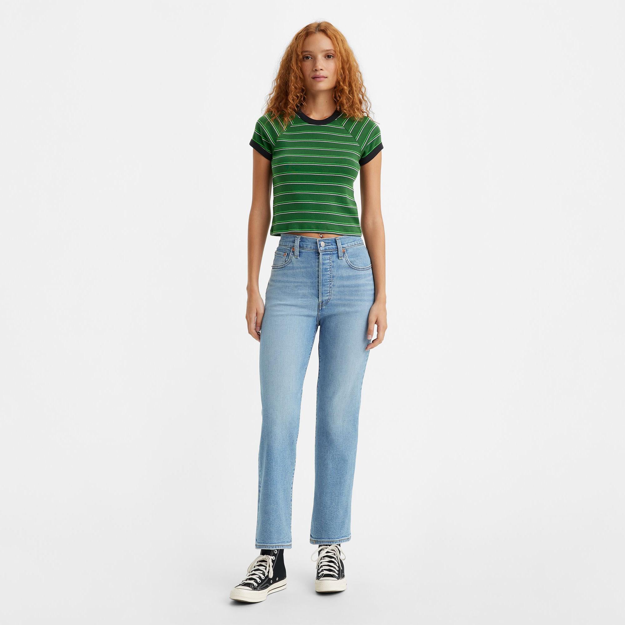 Levi's Ribcage Straight Center Lane Kadın Mavi Jean