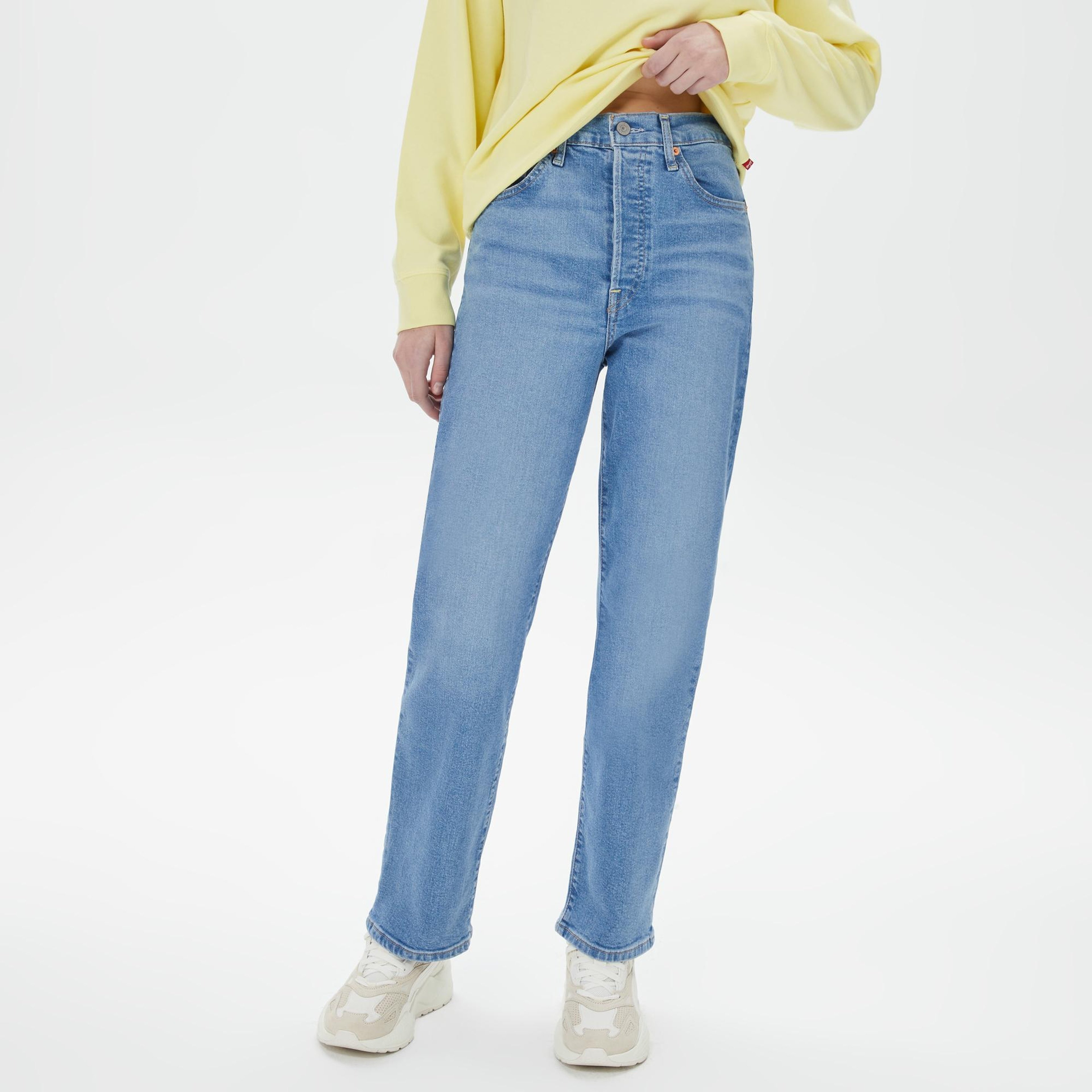 Levi's Ribcage Straight Center Lane Kadın Mavi Jean