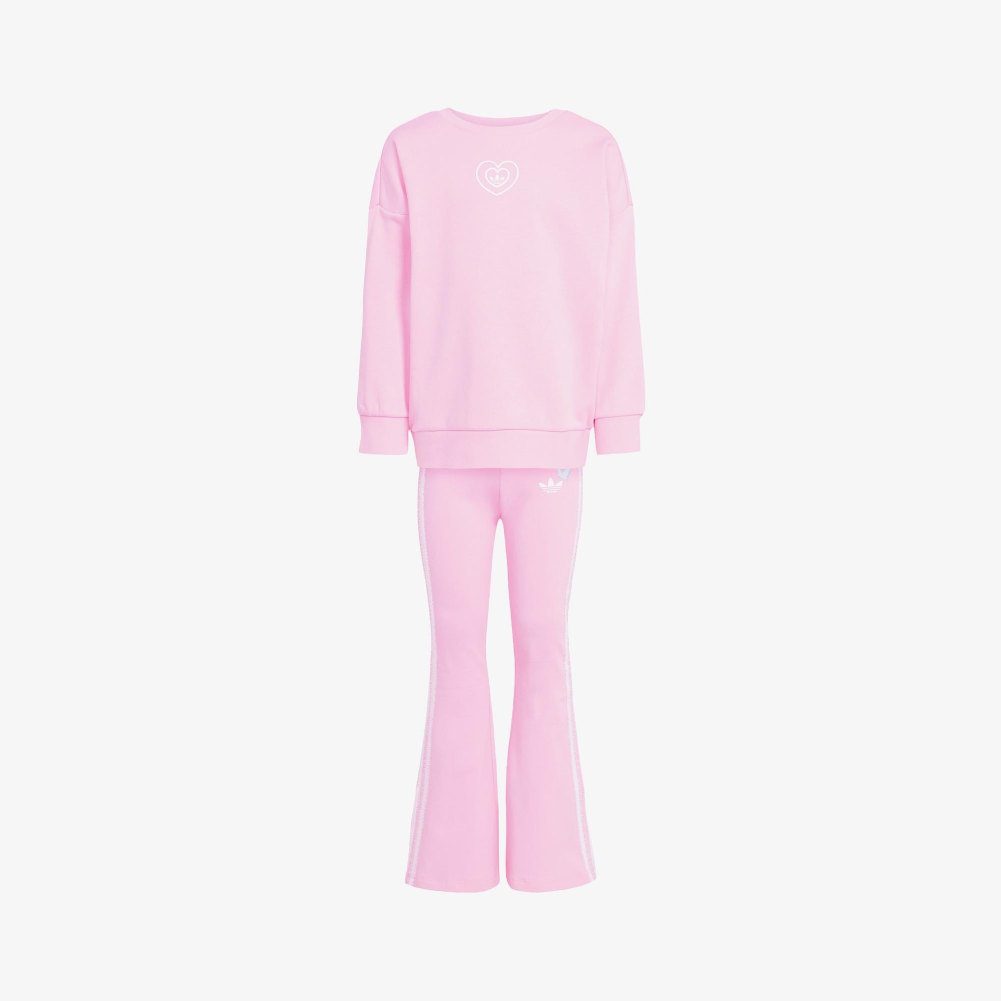 adidas Disney Crew Set Çocuk Pembe Eşofman Takımı