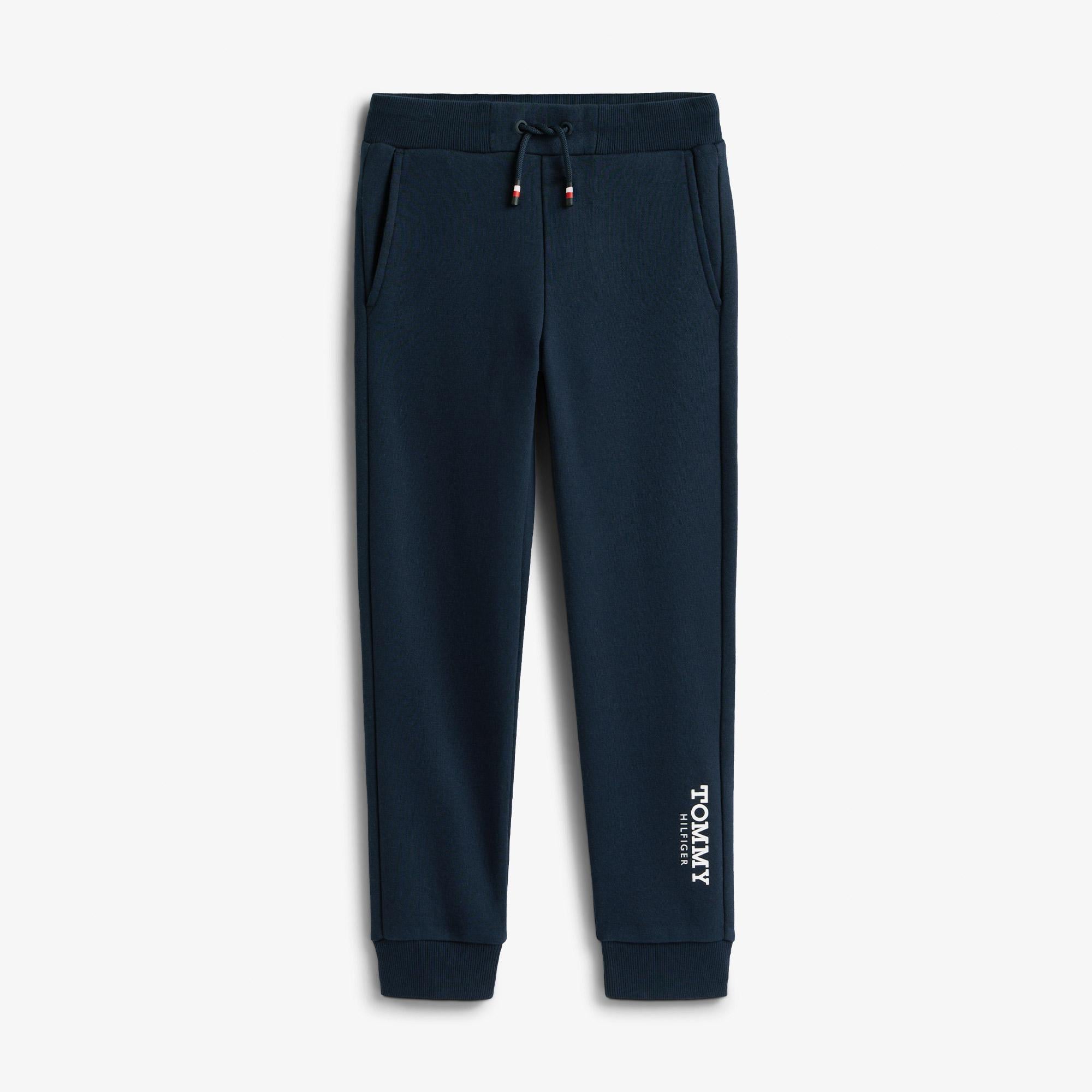 Tommy Hilfiger Monotype Print Graphic Çocuk Mavi Eşofman Altı