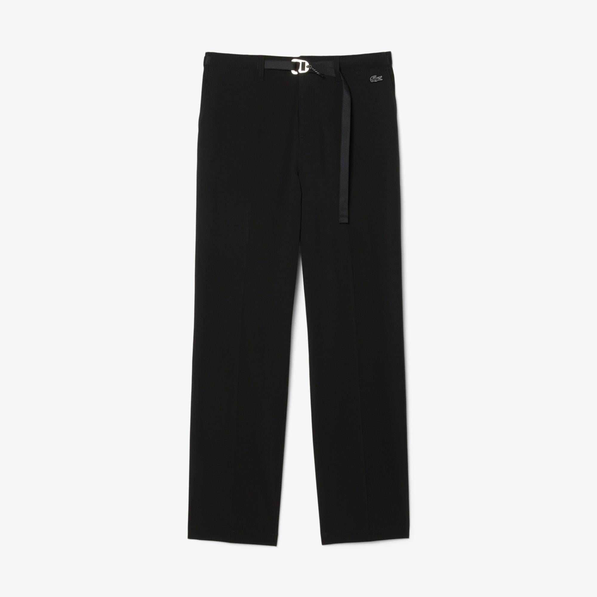 Erkek Straight Fit Siyah Pantolon
