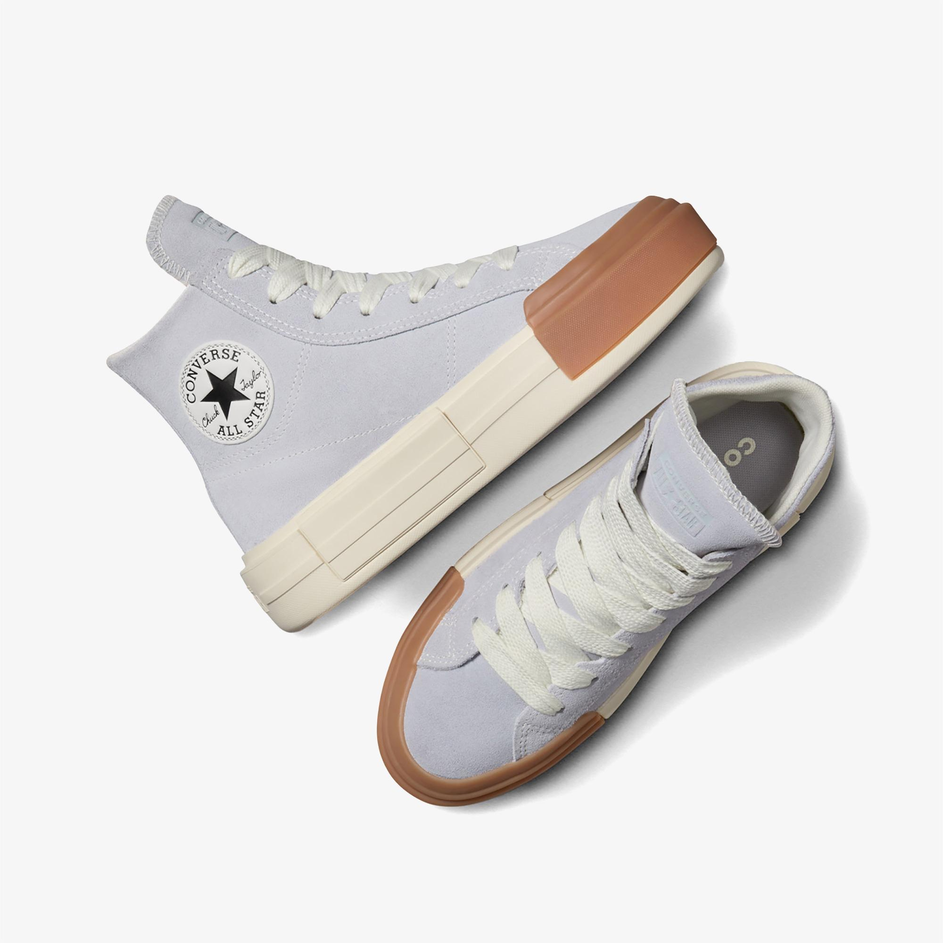 Converse Chuck Taylor All Star Cruise Unisex Lila Süet Platform Deri Sneaker