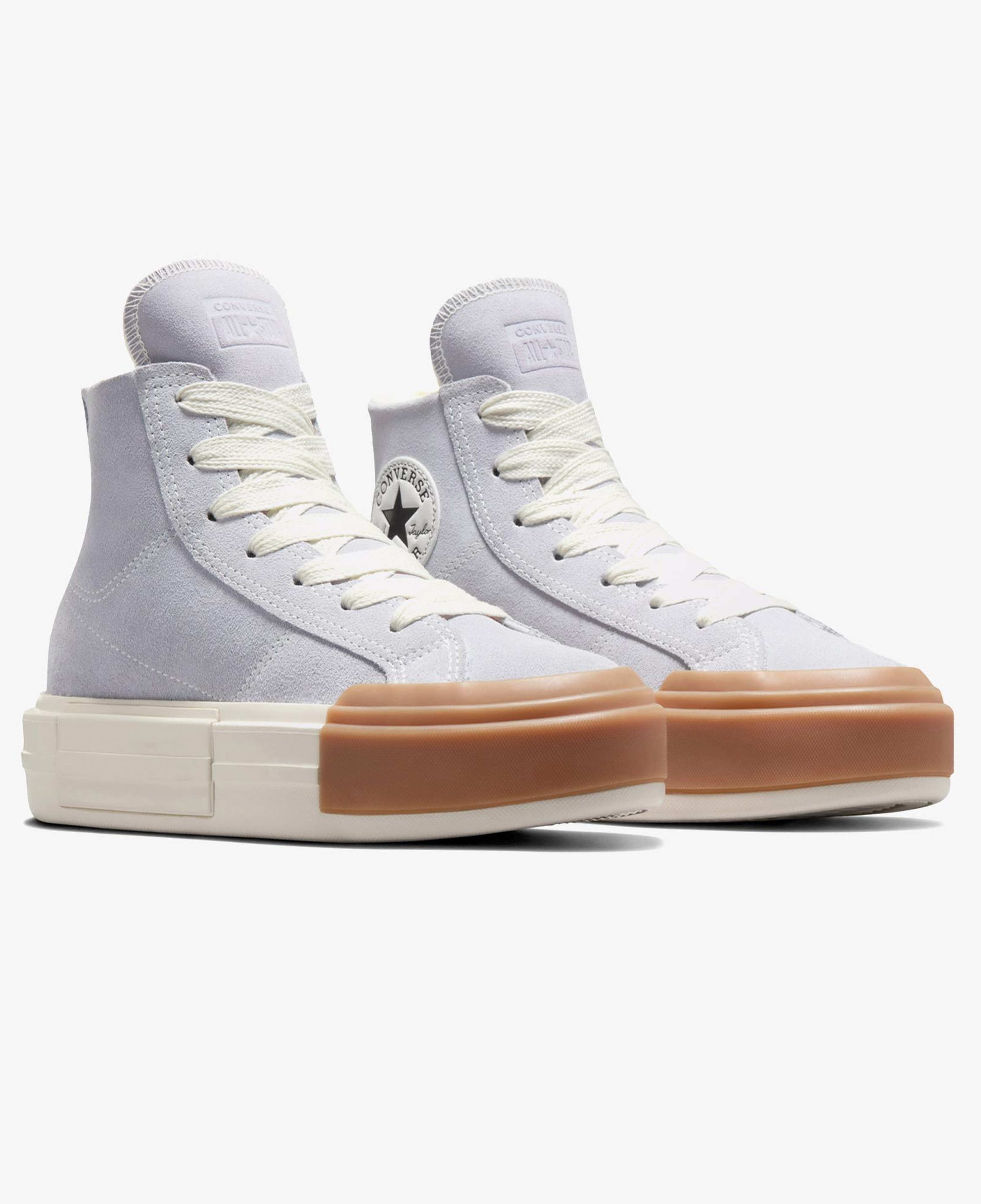 Converse Chuck Taylor All Star Cruise Unisex Lila Süet Platform Deri Sneaker