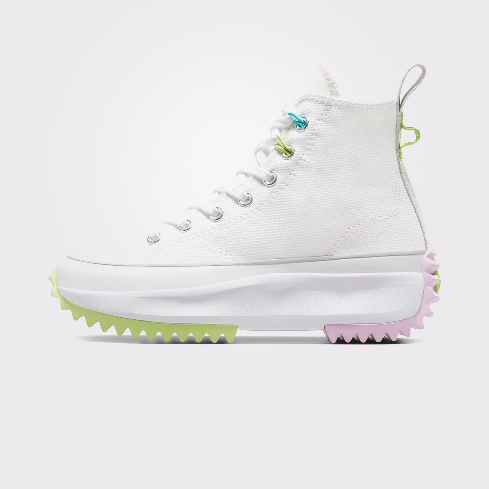 Converse Run Star Hike Unisex Beyaz Platform Sneaker