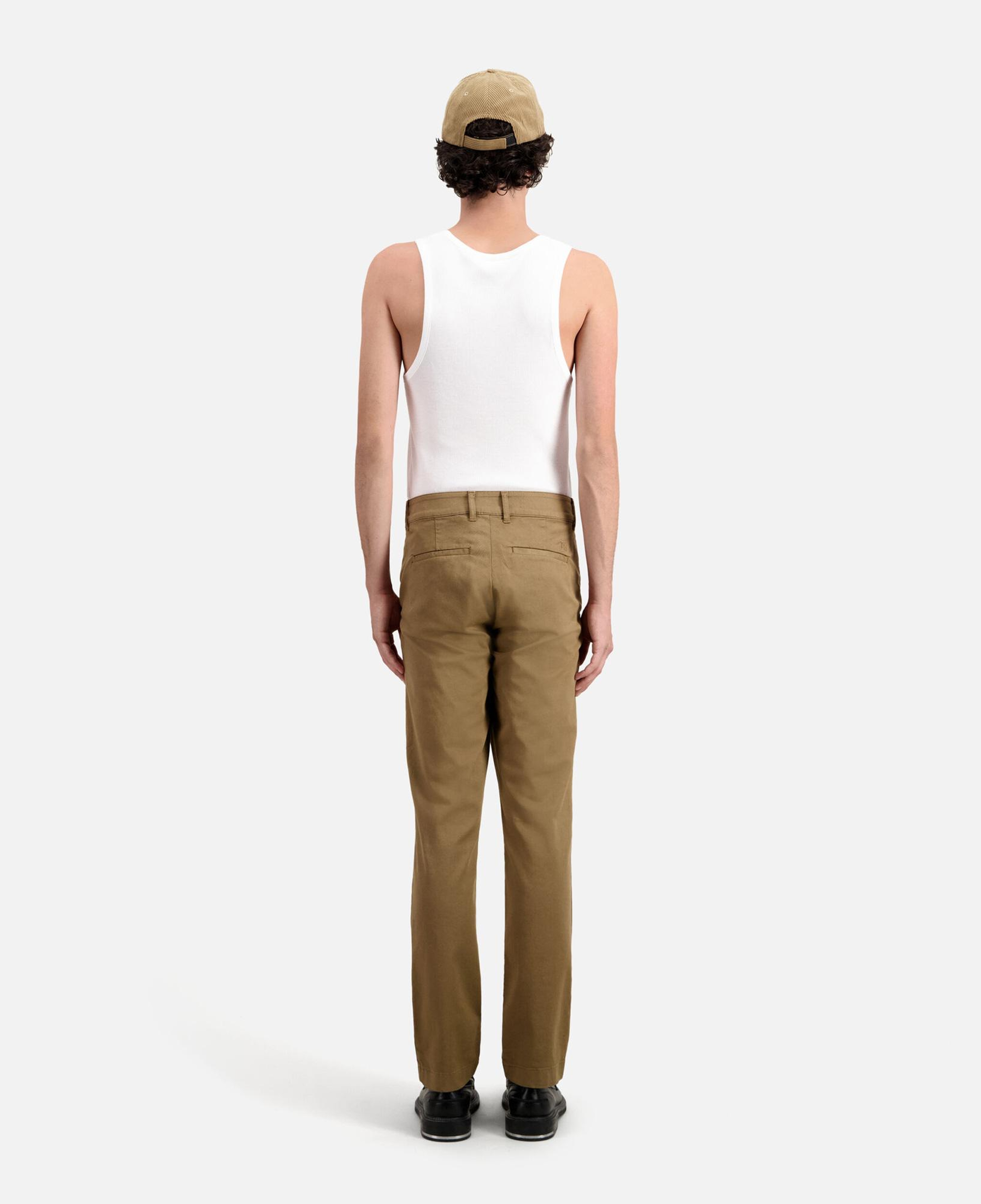 Erkek Straight Fit Bej Pantolon