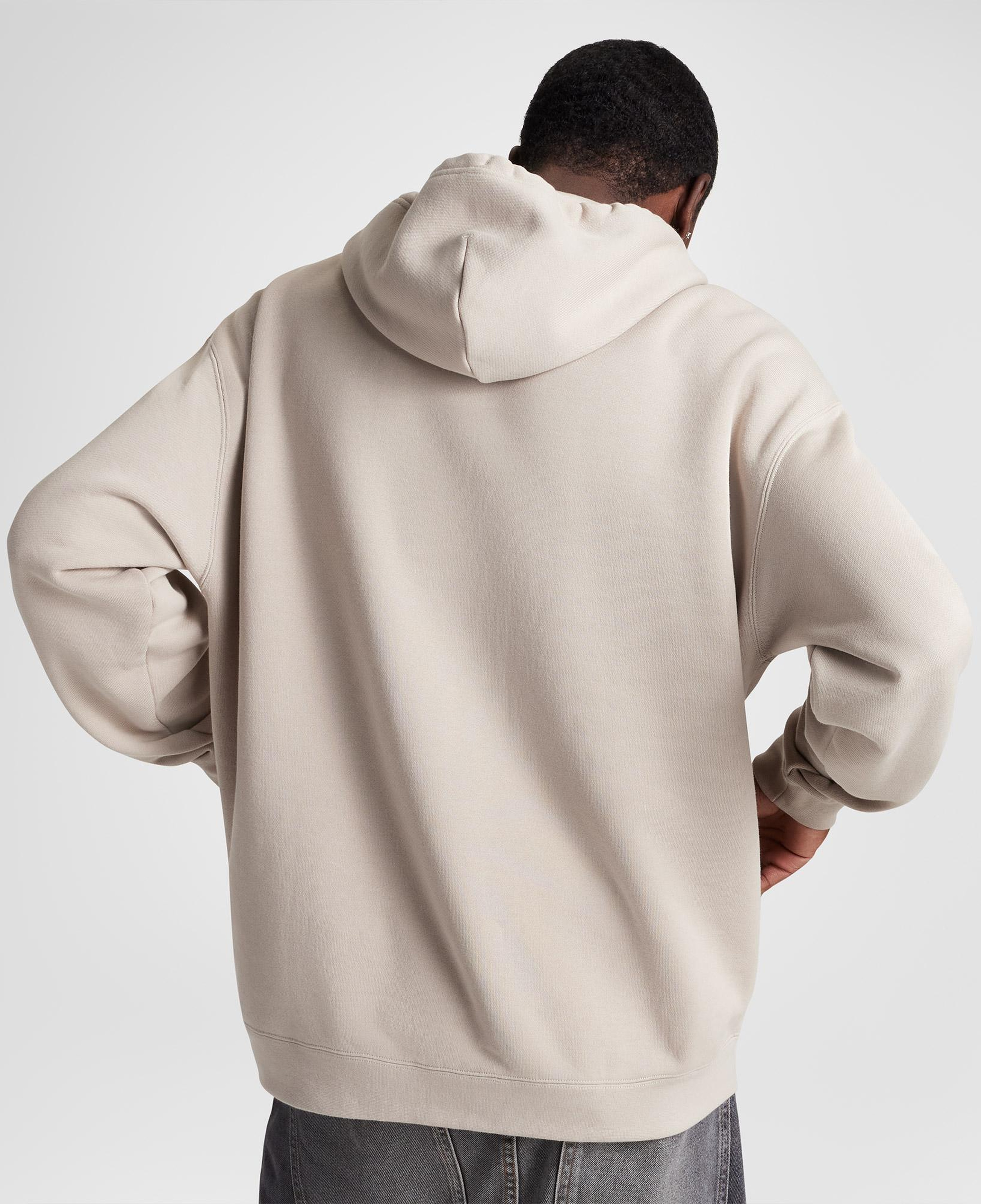 Converse Loose Fit Erkek Bej Hoodie