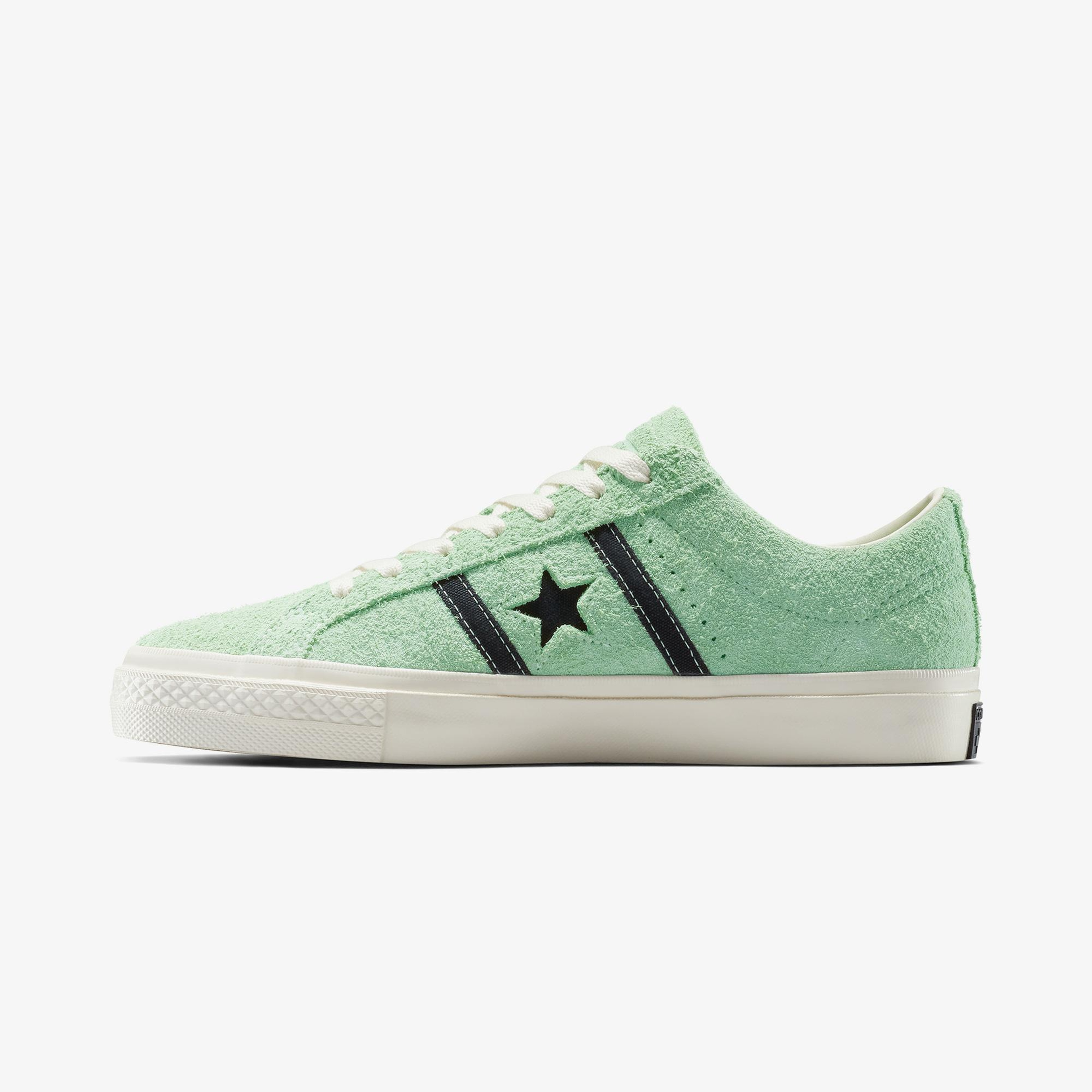 Converse One Star Academy Pro Unisex Yeşil Süet Deri Sneaker