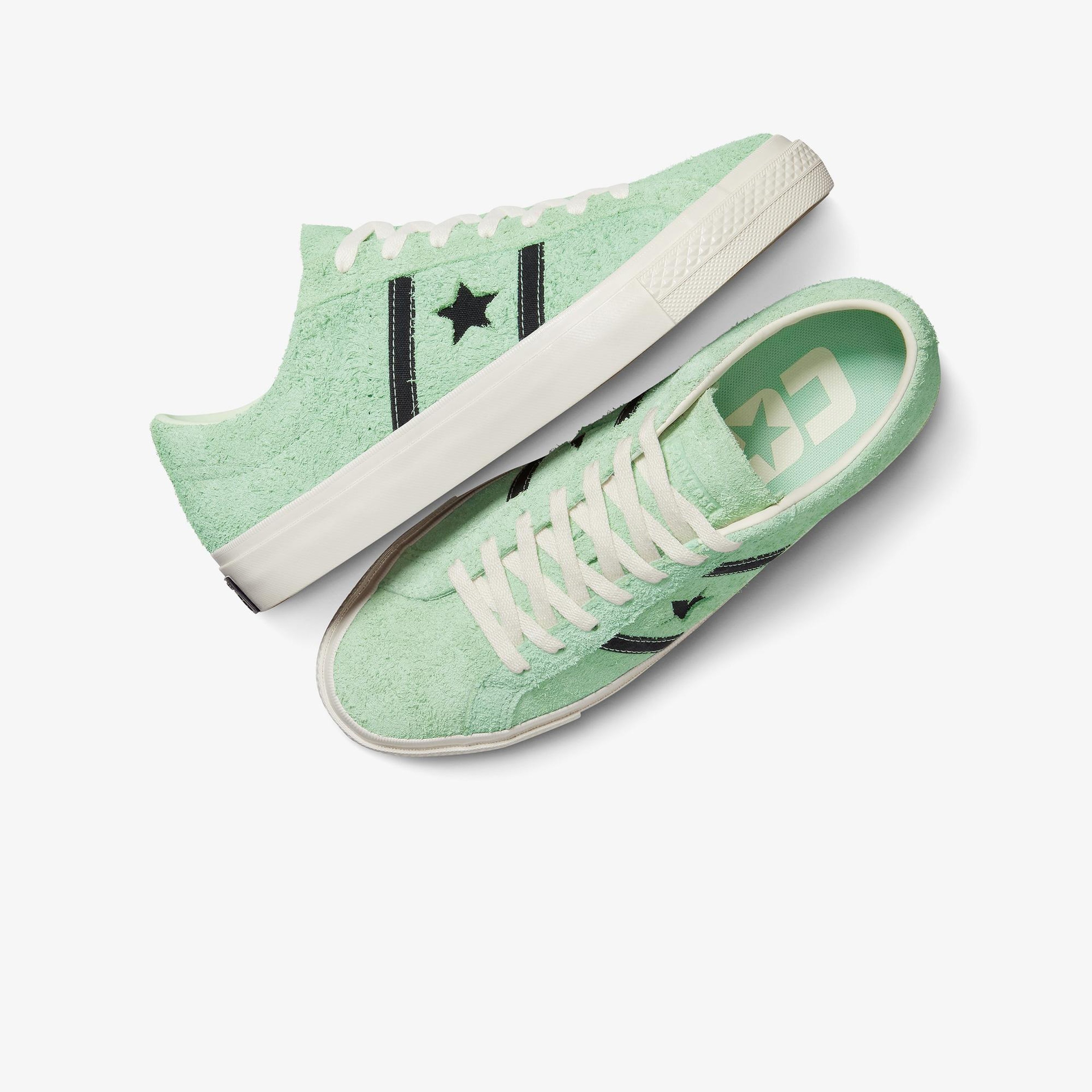 Converse One Star Academy Pro Unisex Yeşil Süet Deri Sneaker