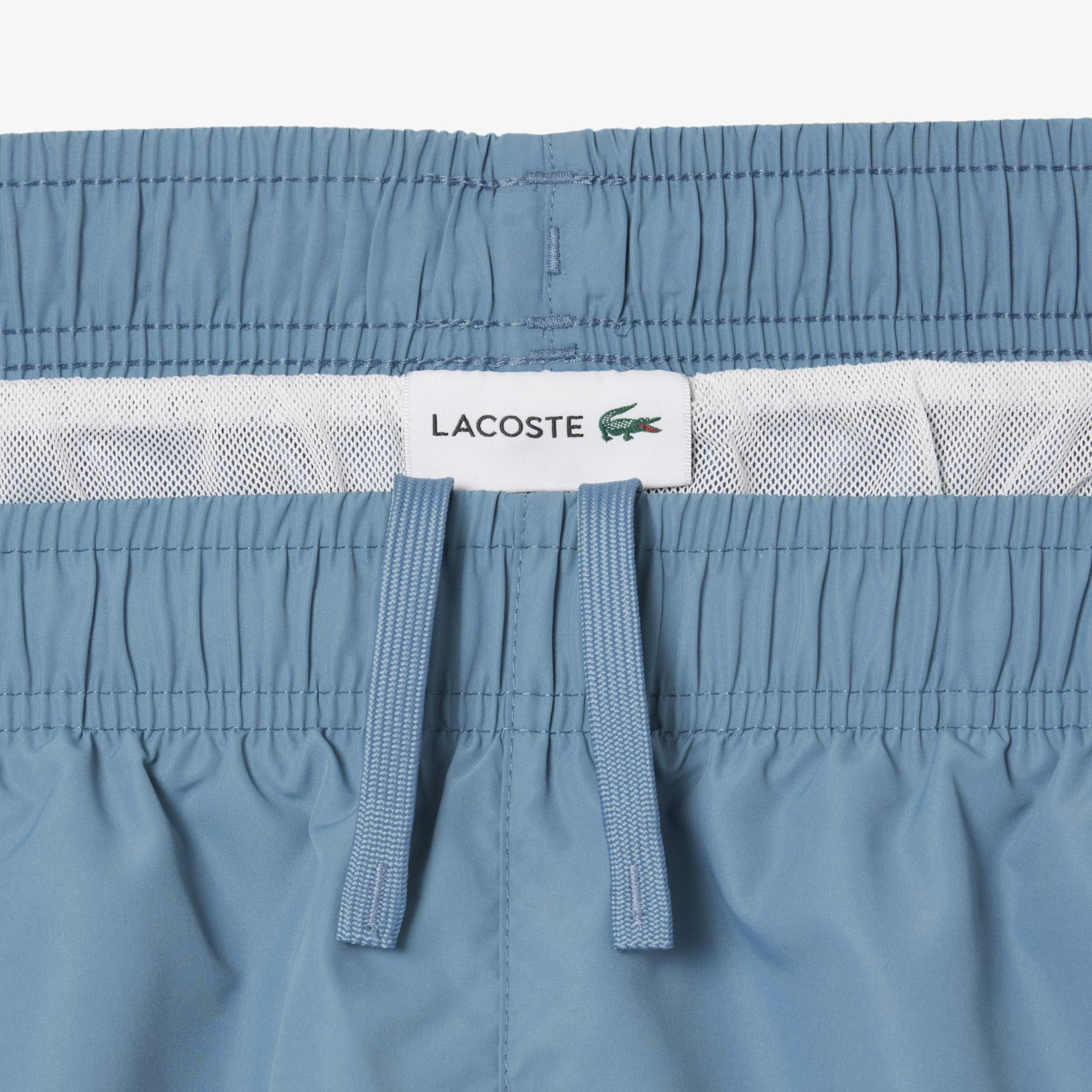 Lacoste Long Branded Erkek Mavi Deniz Şortu
