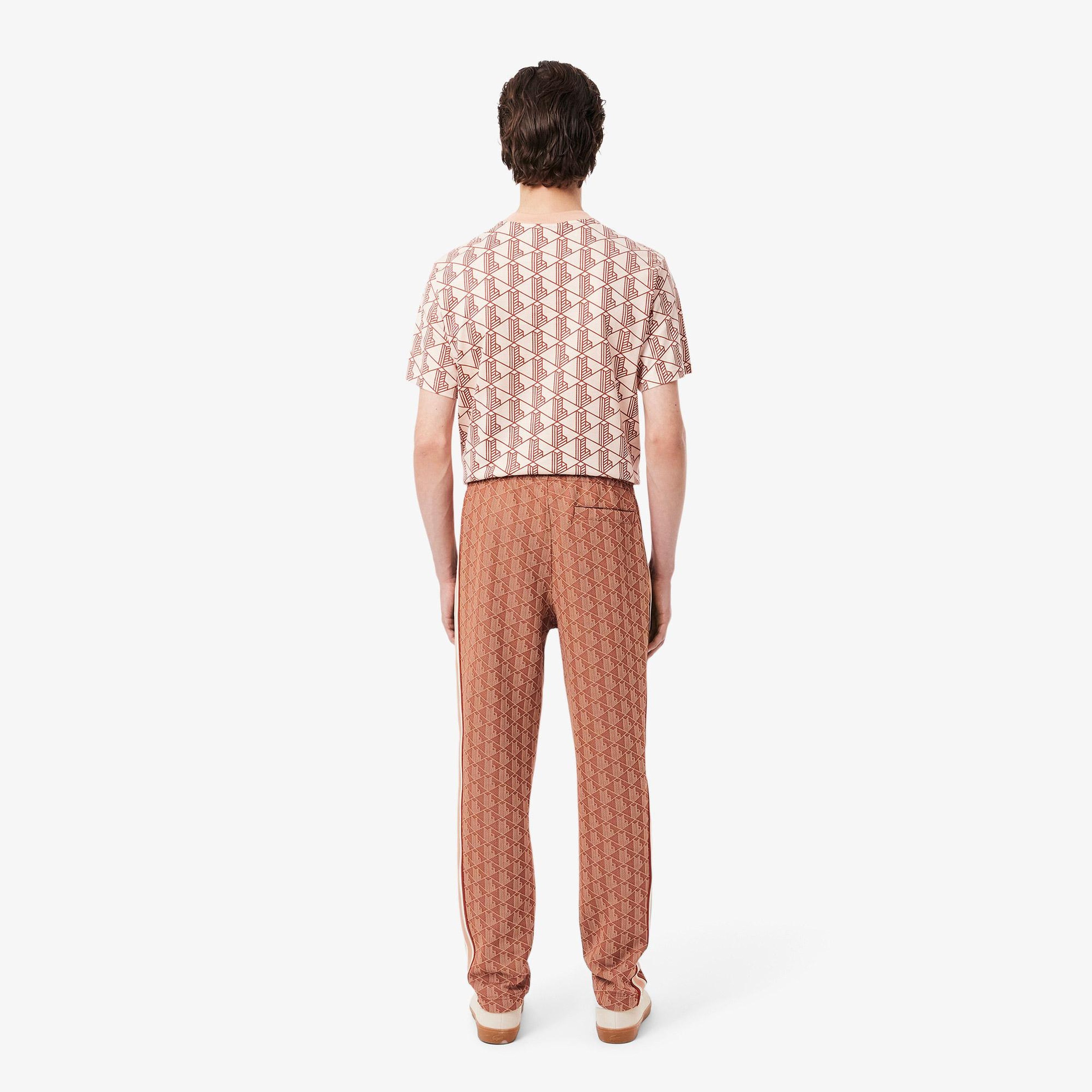 Lacoste Paris Monogram Erkek Kahverengi Eşofman Altı
