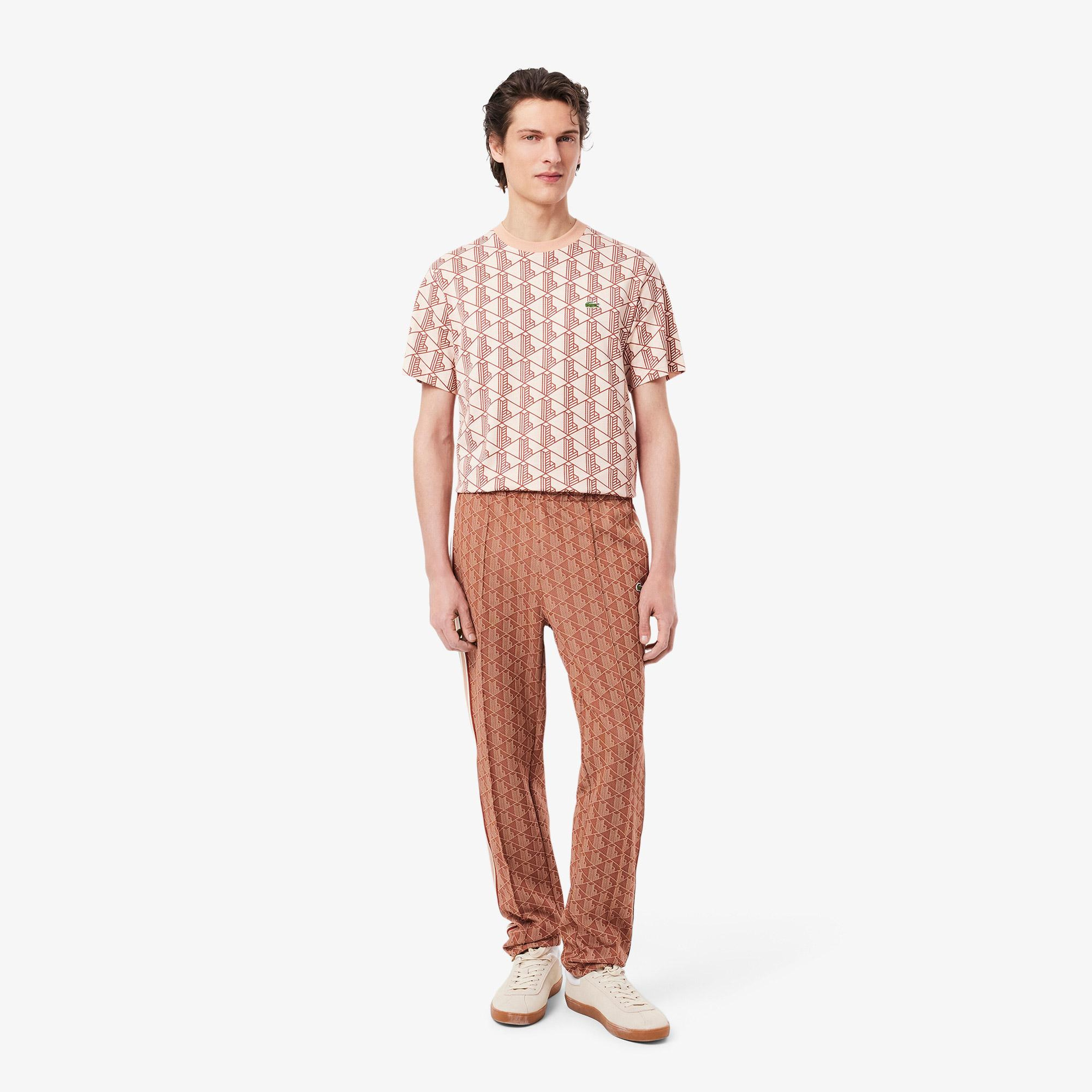 Lacoste Paris Monogram Erkek Kahverengi Eşofman Altı