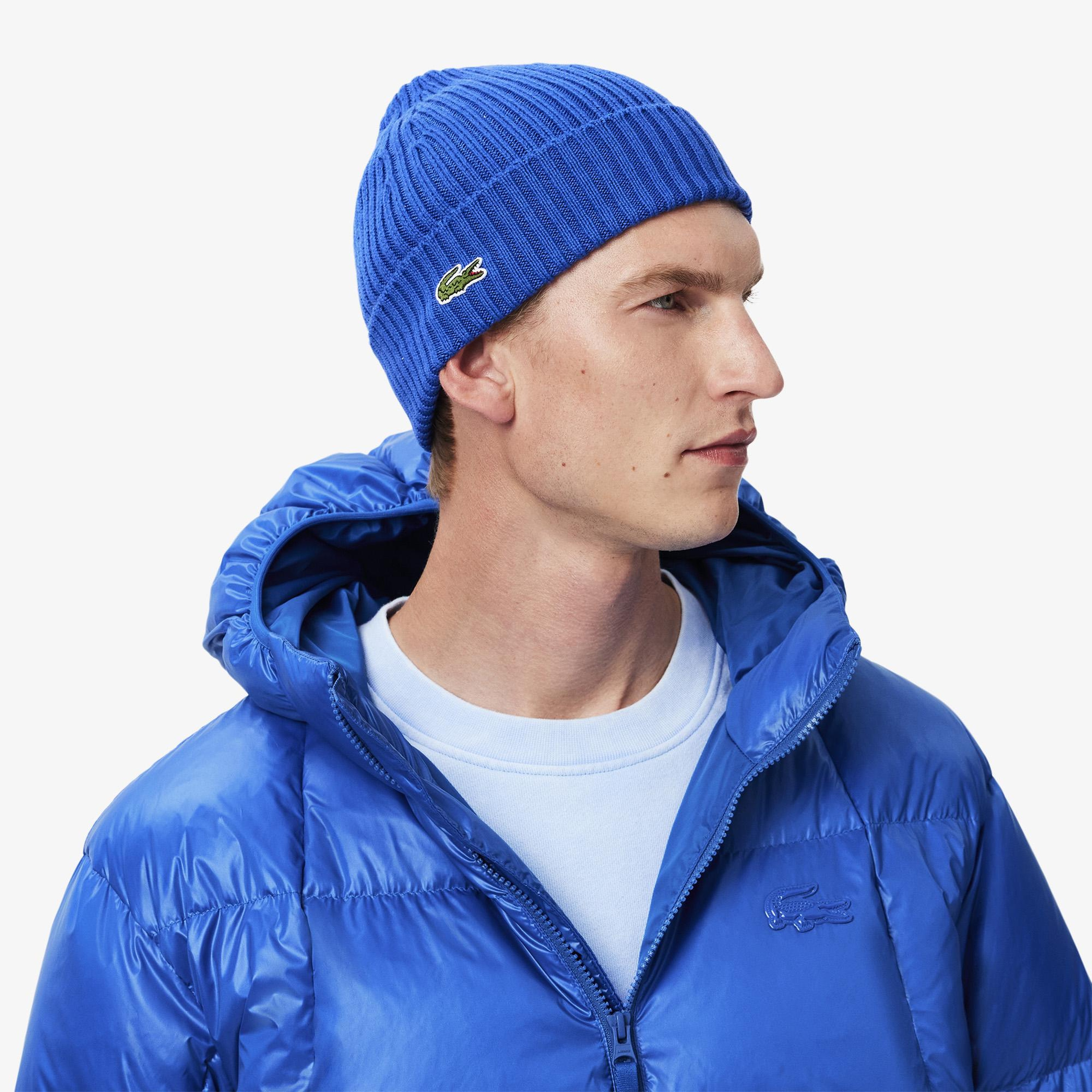 Erkek Relaxed Fit Kapüşonlu Mavi Mont
