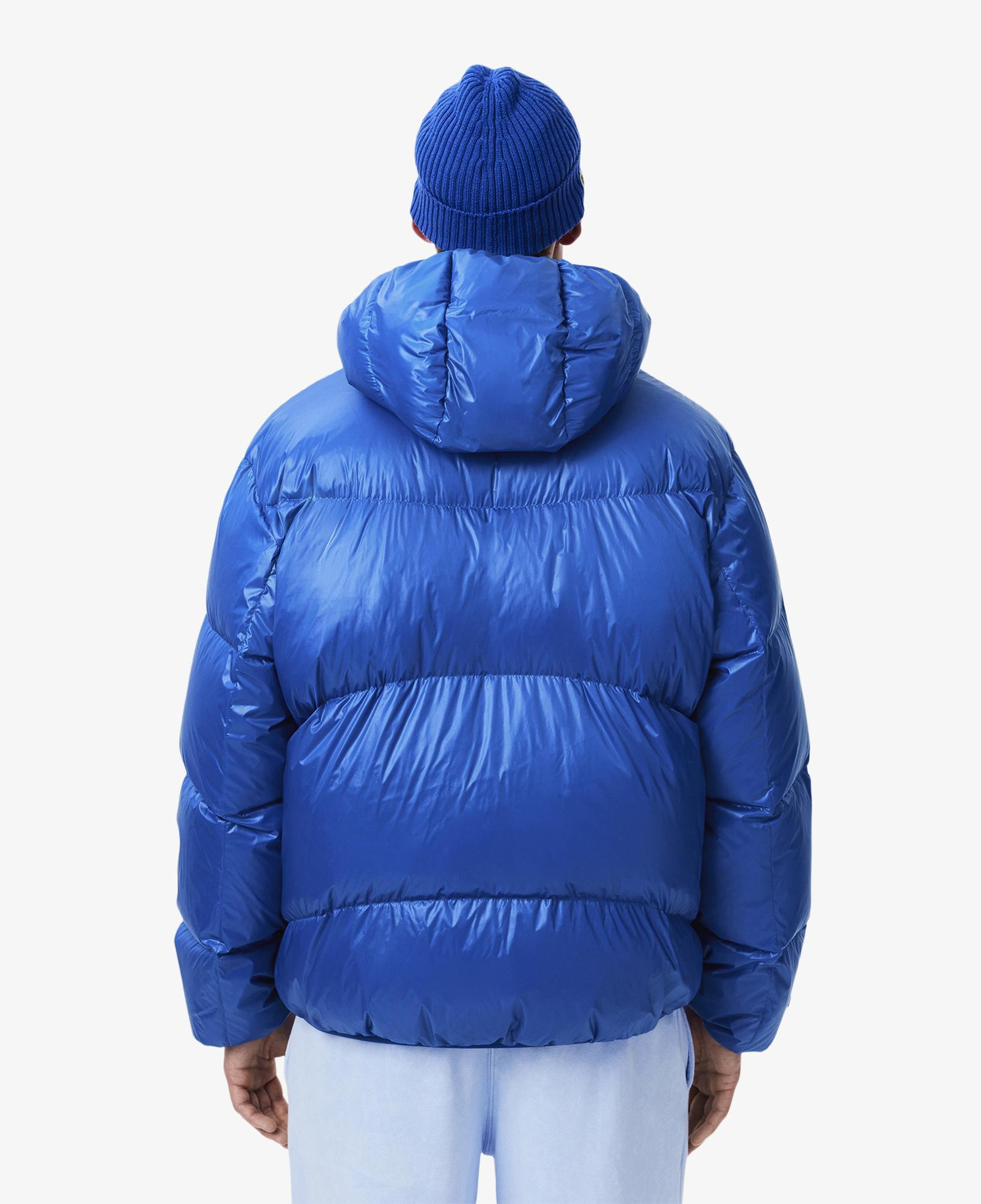 Erkek Relaxed Fit Kapüşonlu Mavi Mont