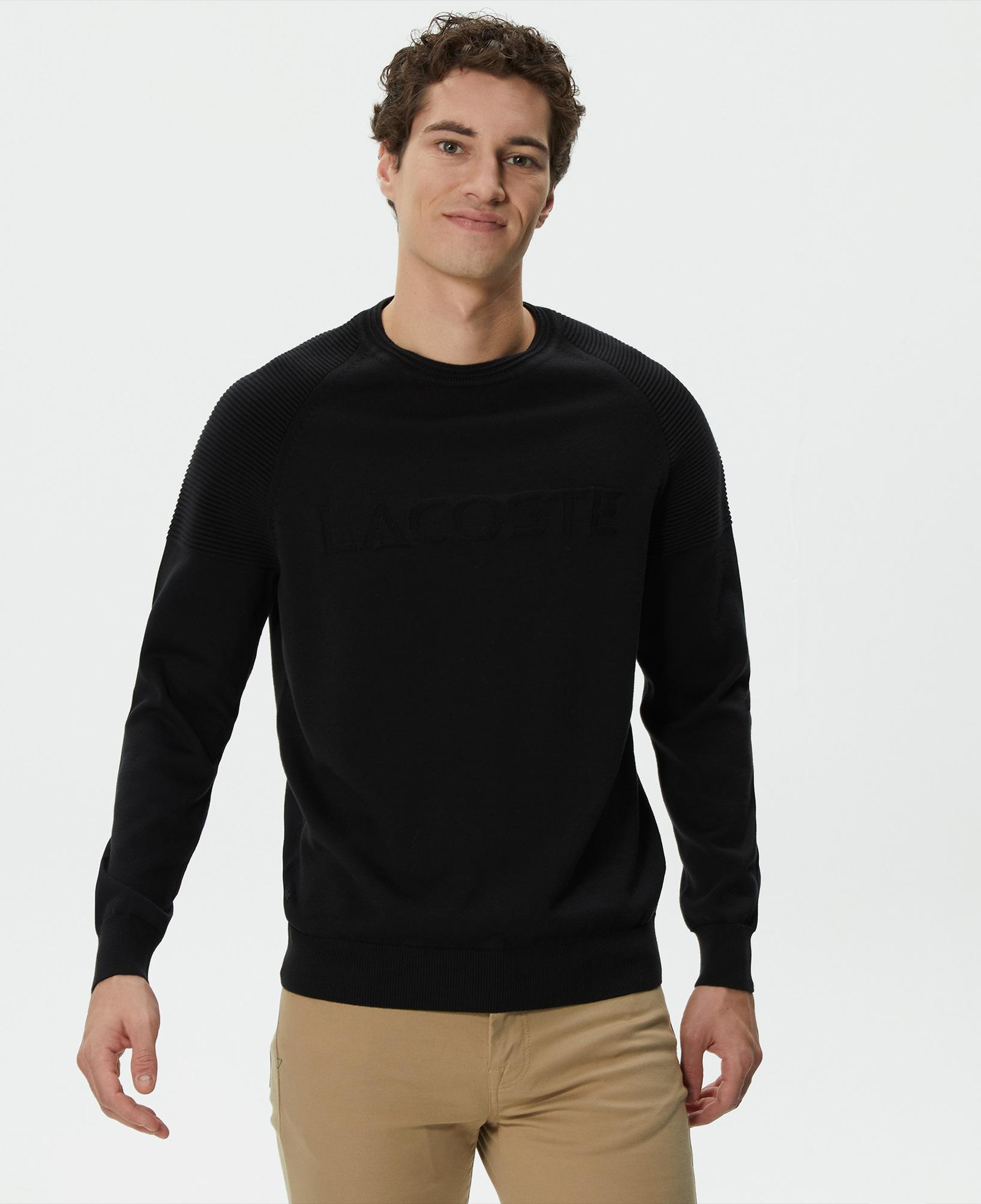 Lacoste Erkek Siyah Triko