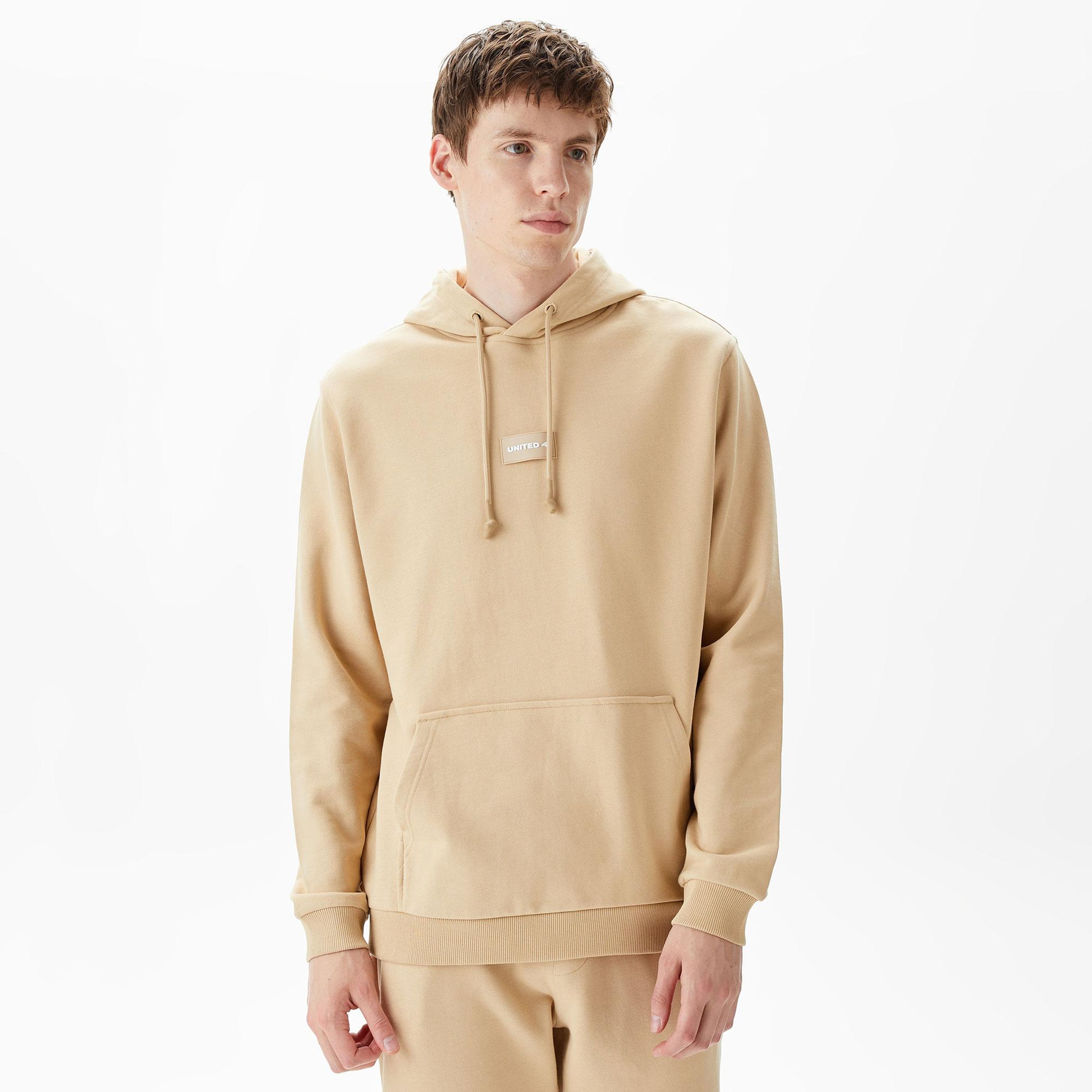 UNITED4 Erkek Krem Sweatshirt