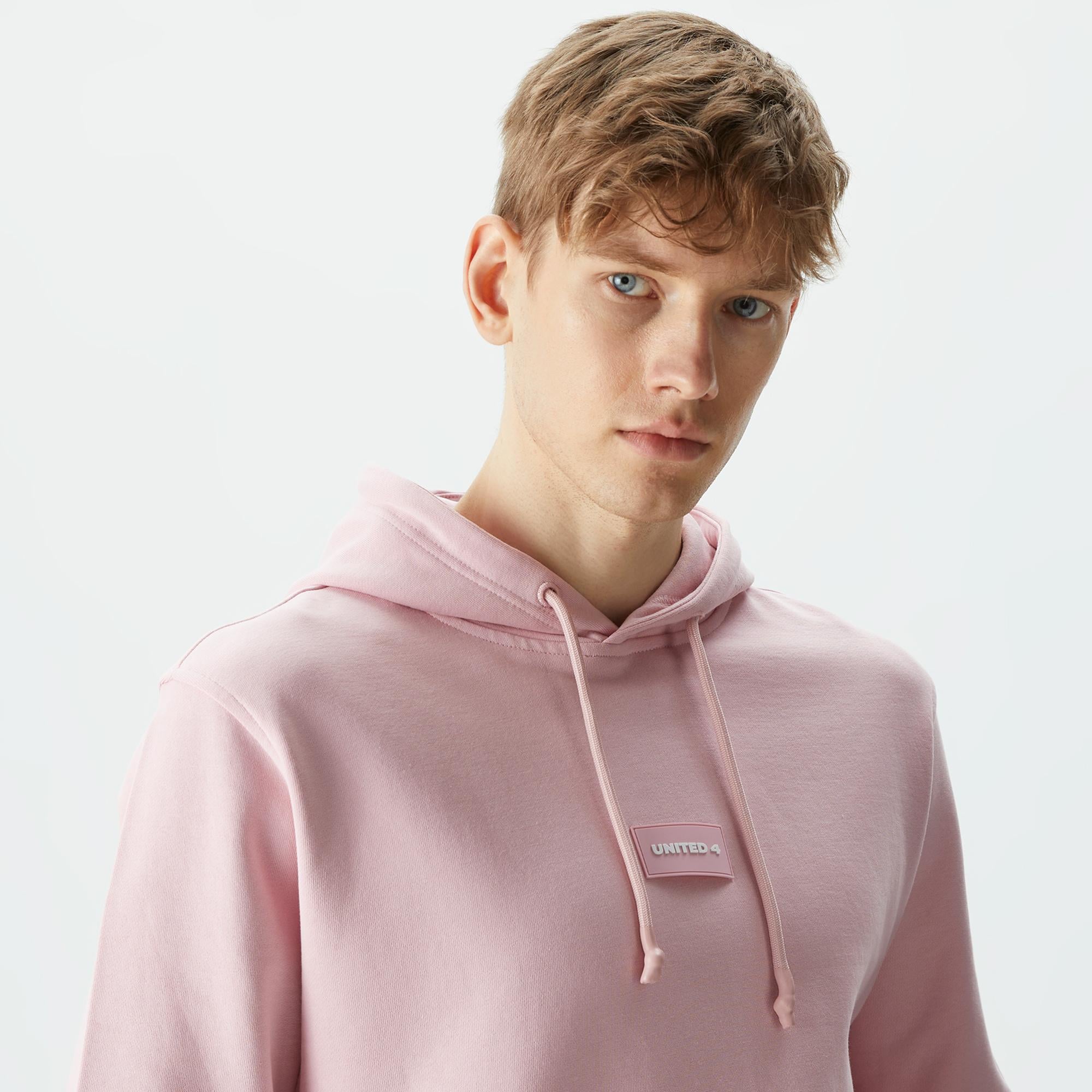 UNITED4 Erkek Pembe Sweatshirt