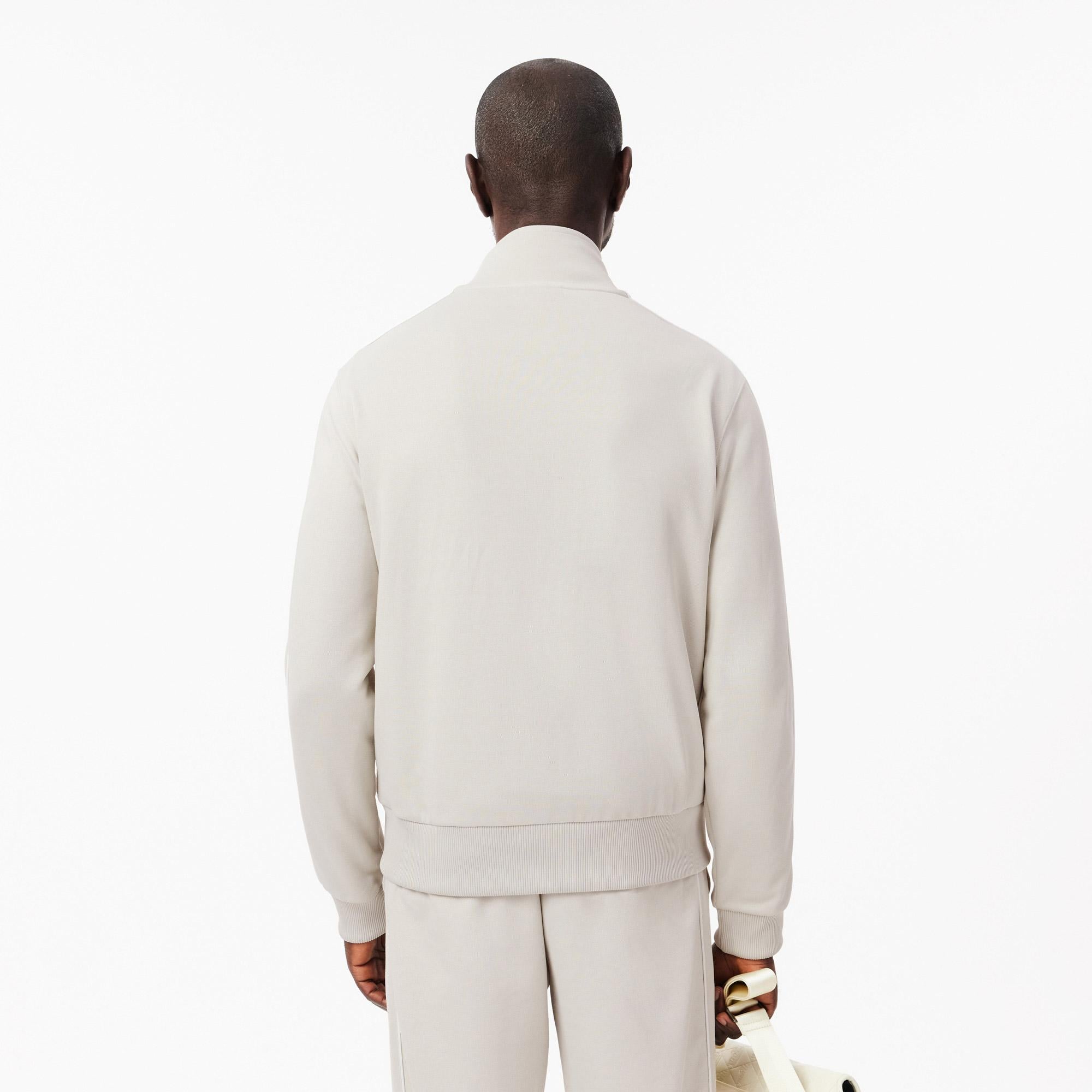 Lacoste Regular Fit Fermuarlı Erkek Gri Sweatshirt