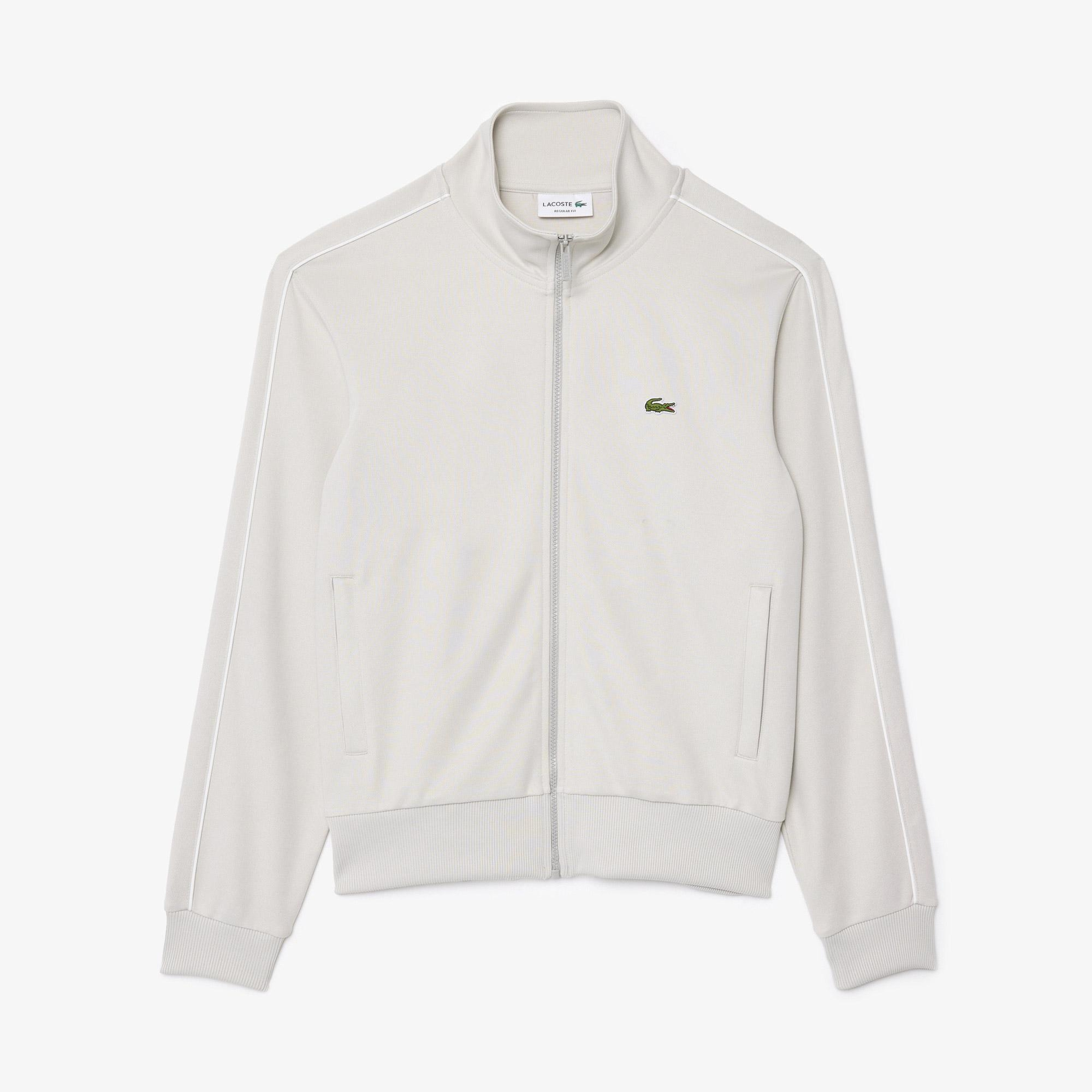 Lacoste Regular Fit Fermuarlı Erkek Gri Sweatshirt