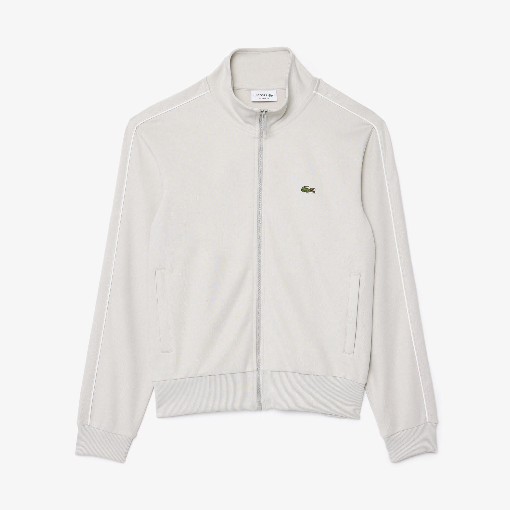 Lacoste Regular Fit Fermuarlı Erkek Gri Sweatshirt