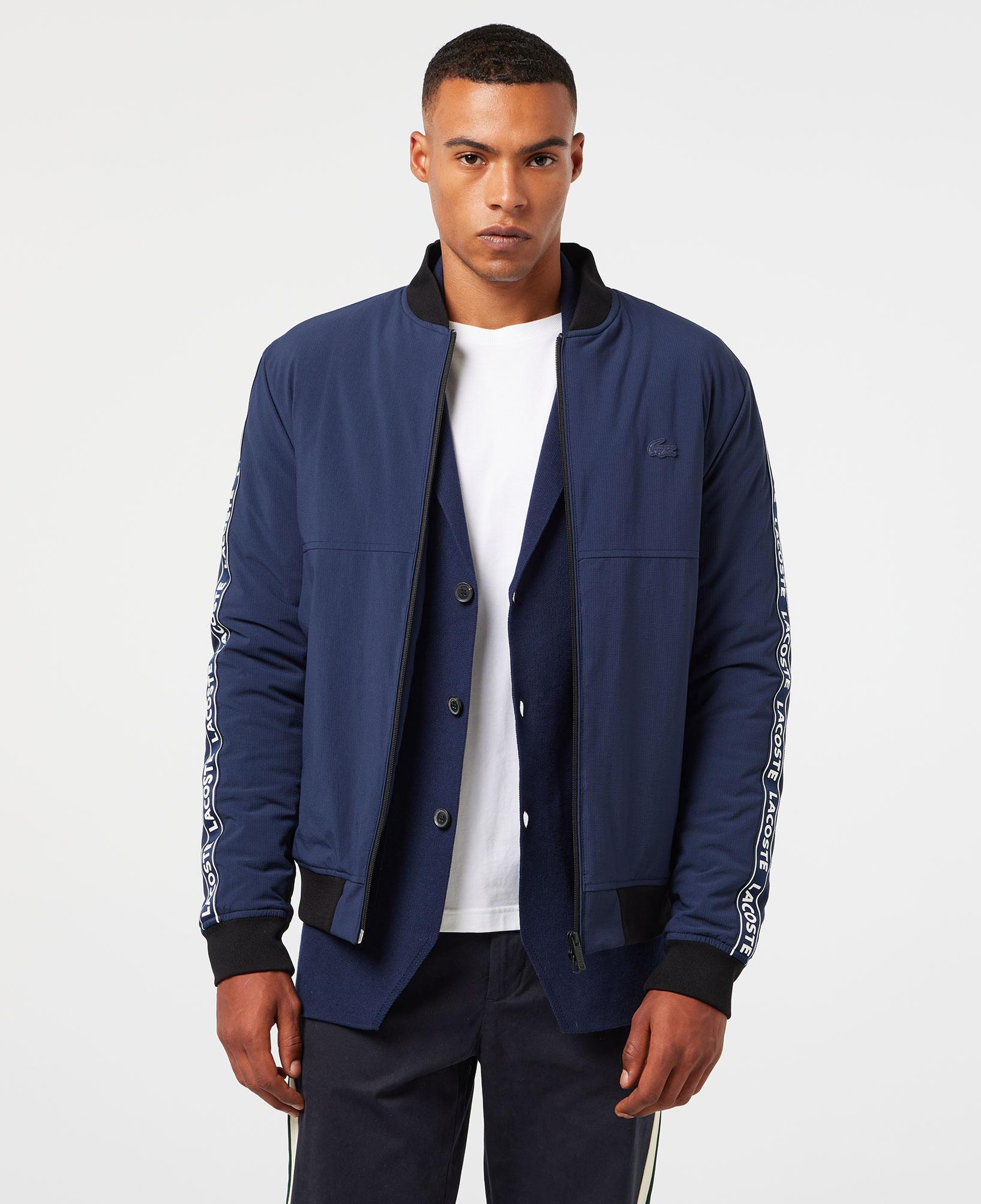 Erkek Relaxed Fit Hakim Yaka Lacivert Mont