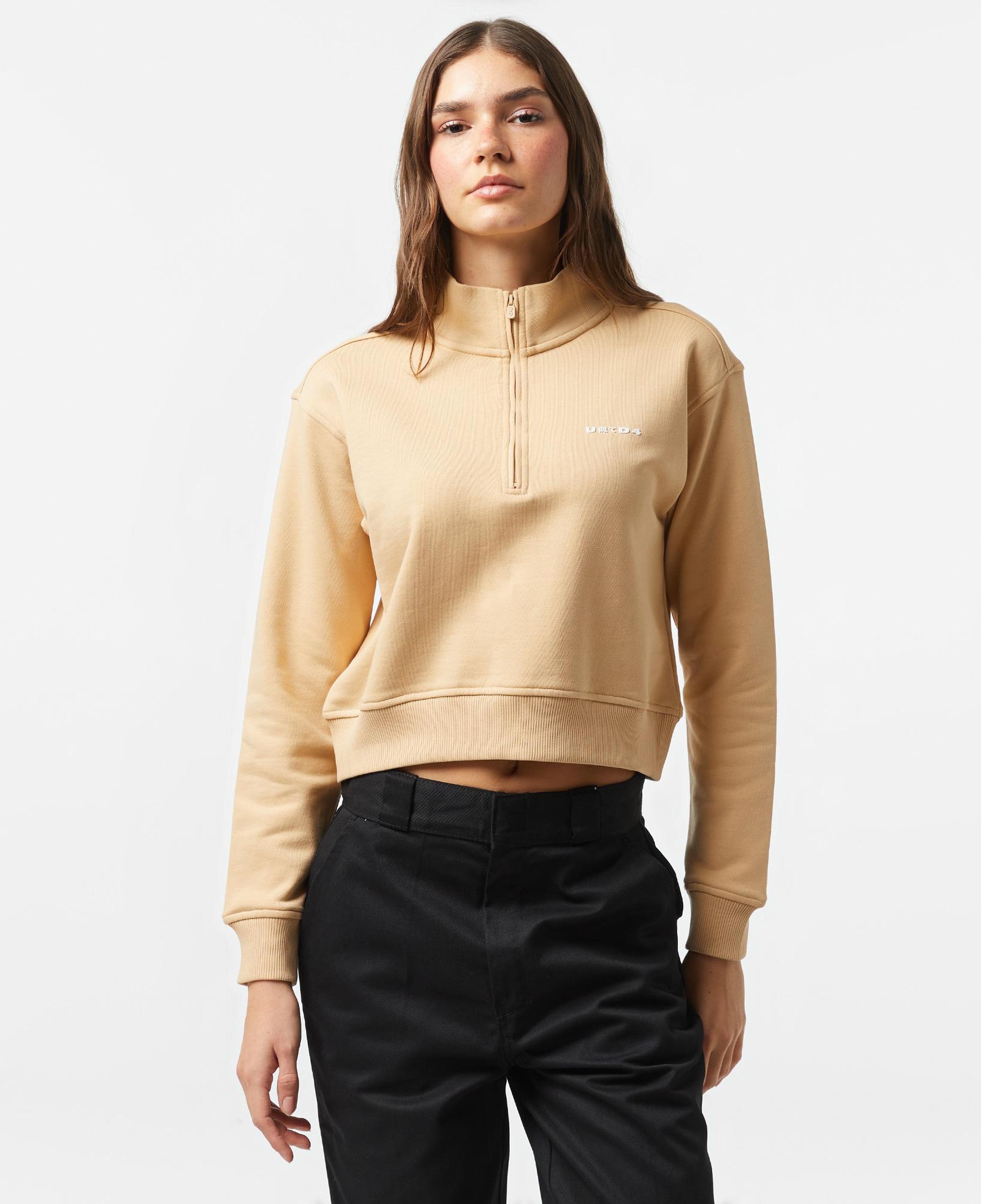 United4 Classic Kadın Bej Sweatshirt