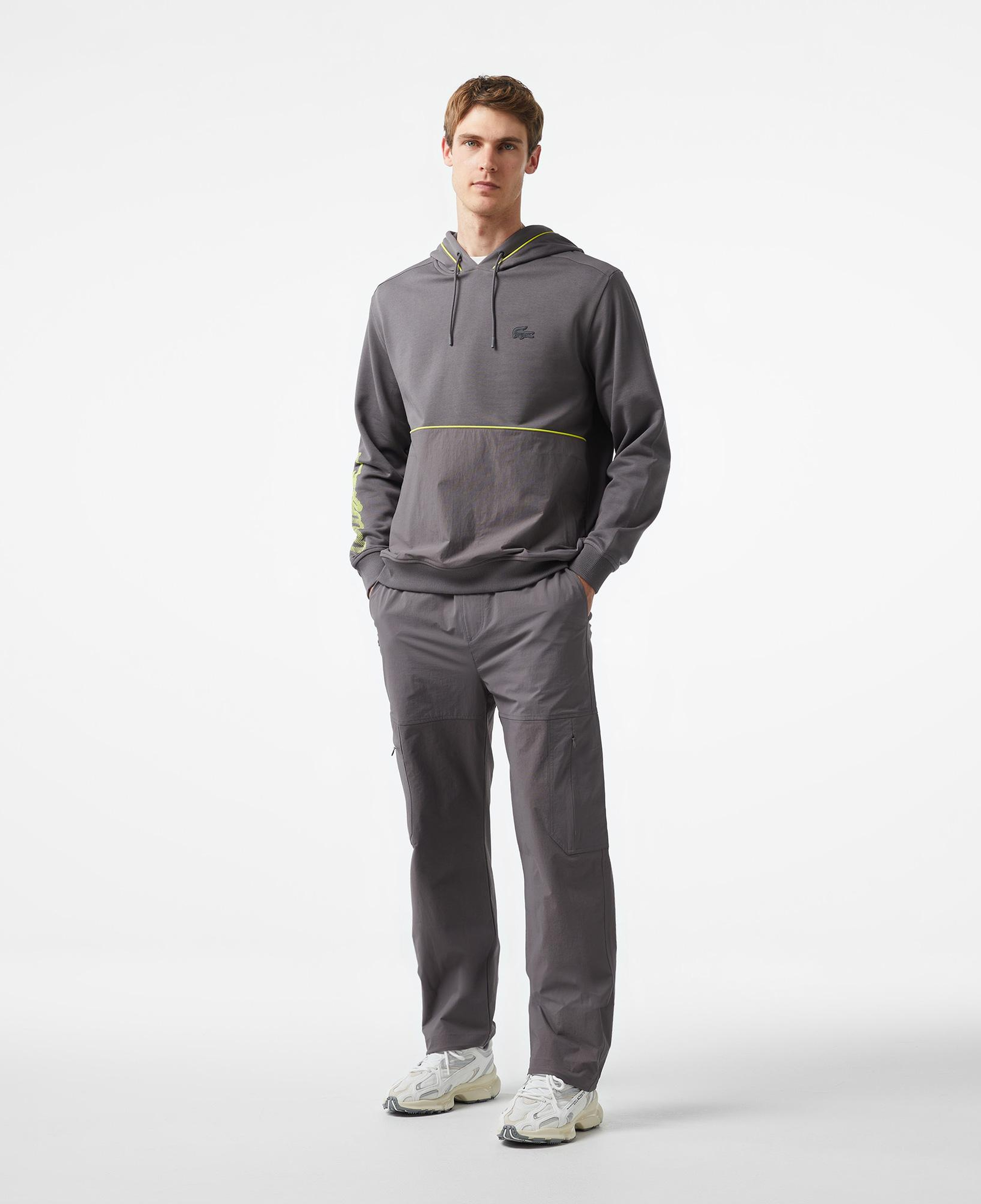 Lacoste x House of SuperStep Erkek Siyah Hoodie