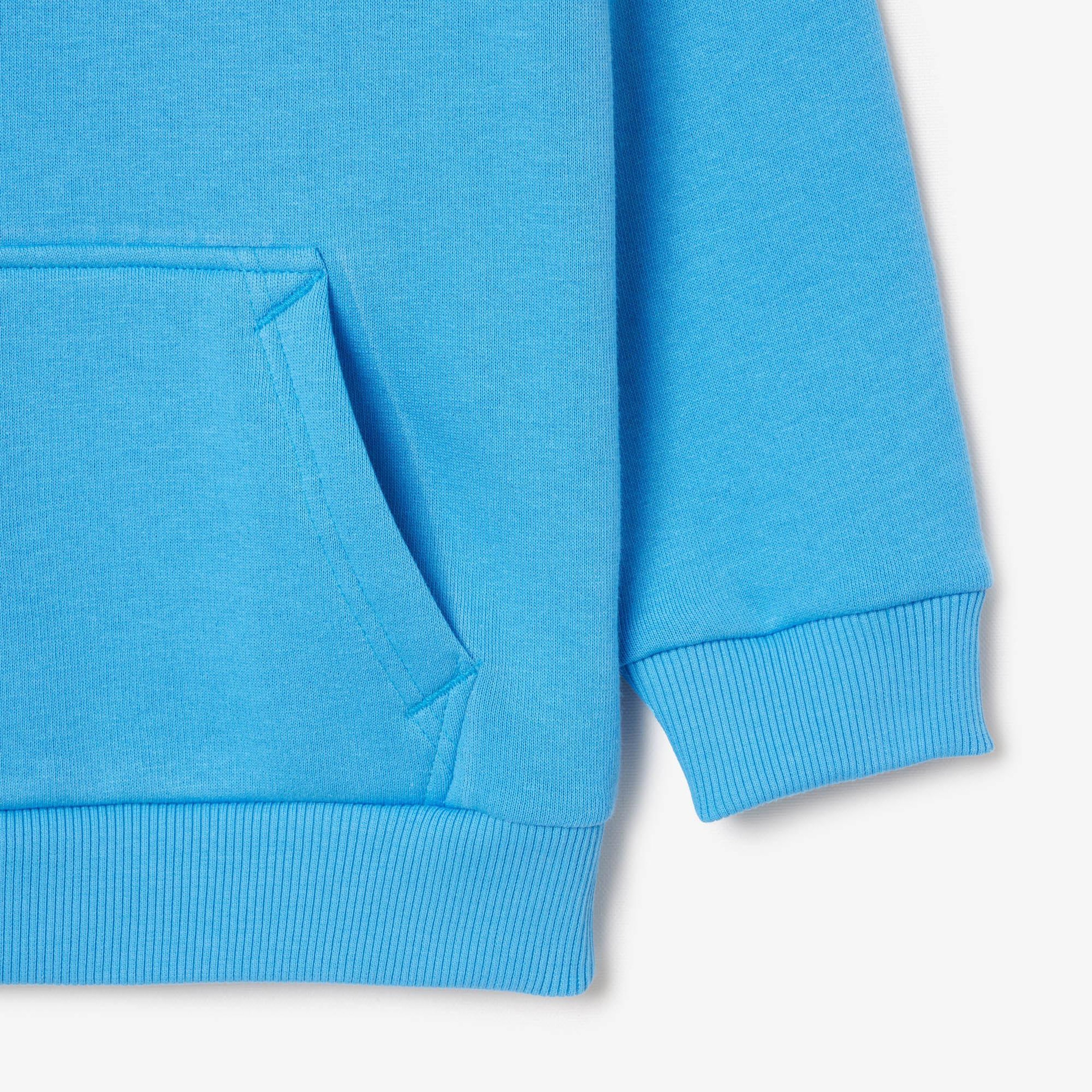 Çocuk Kapüşonlu Mavi Sweatshirt