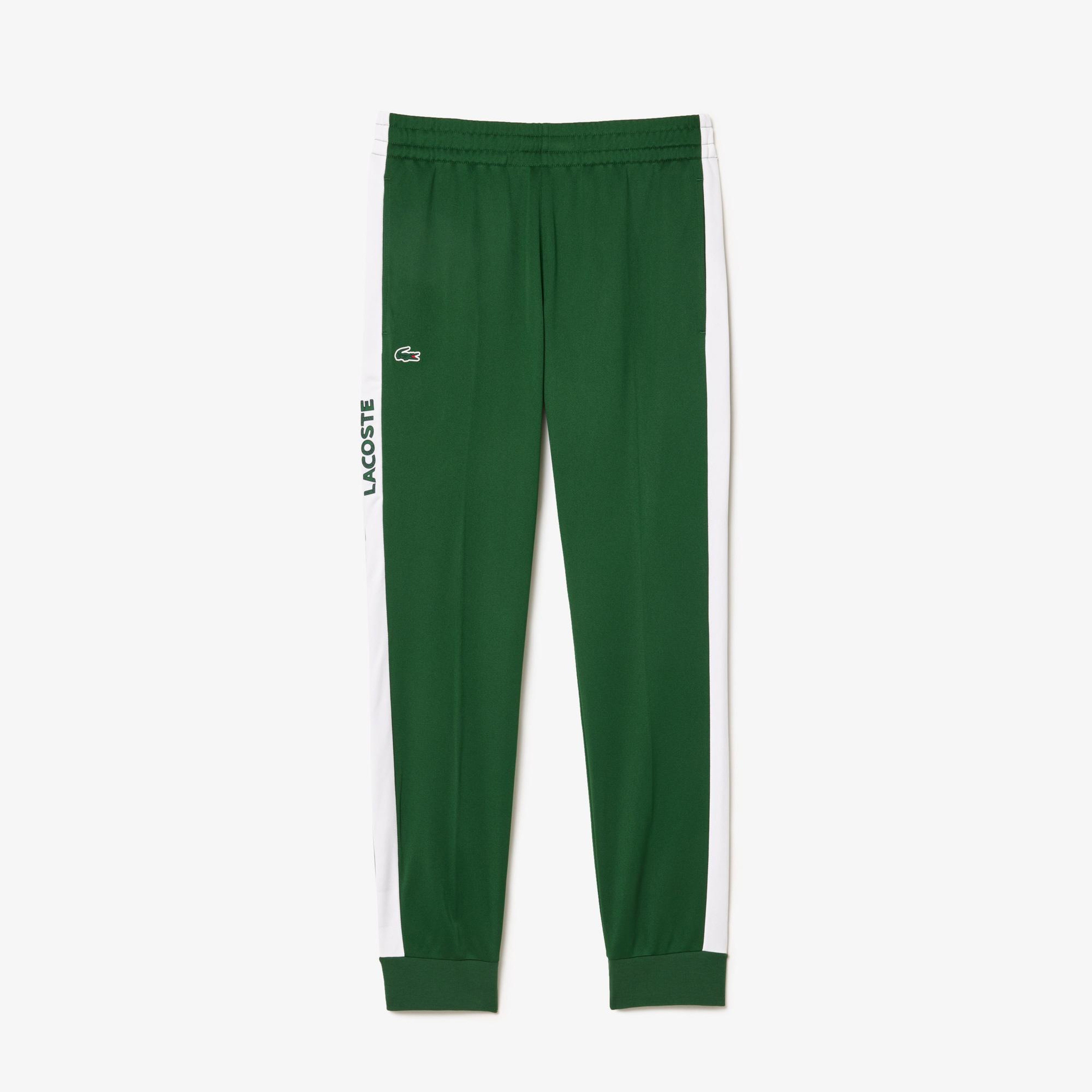 Erkek Regular Fit Baskılı Yeşil Eşofman Altı