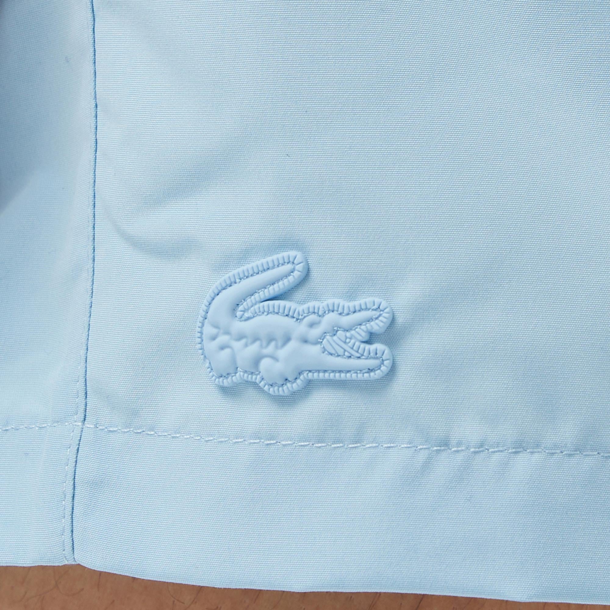 Lacoste Erkek Regular Fit Açık Mavi Deniz Şortu