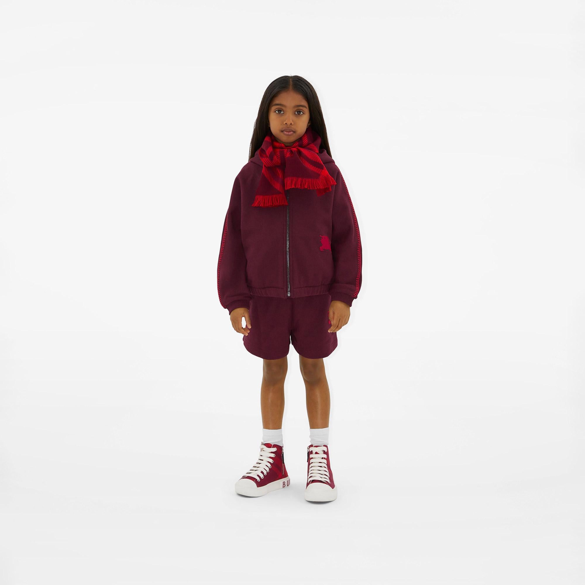 Burberry Çocuk Bordo Sweatshirt