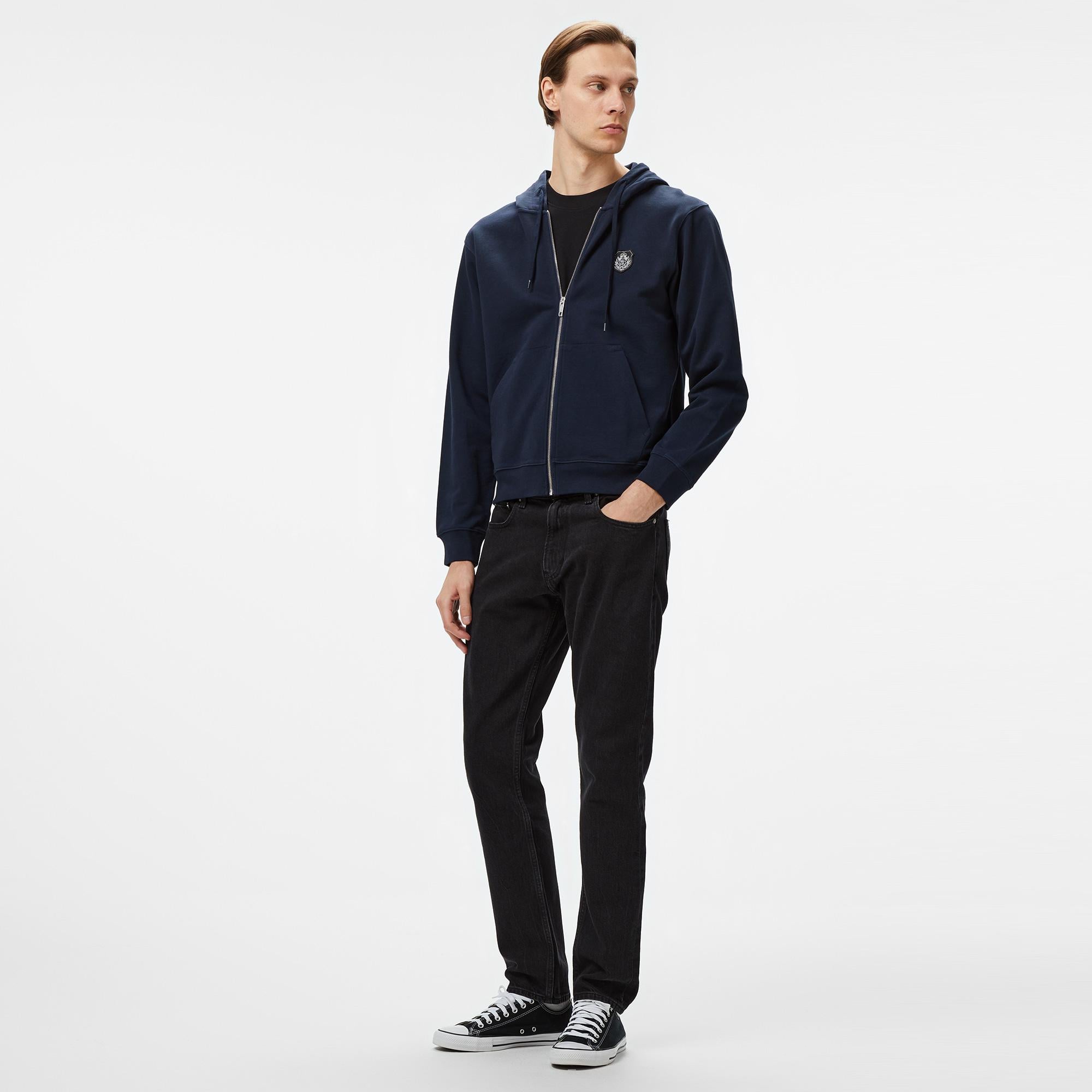 THE KOOPLES ERKEK LACİVERT SWEATSHIRT