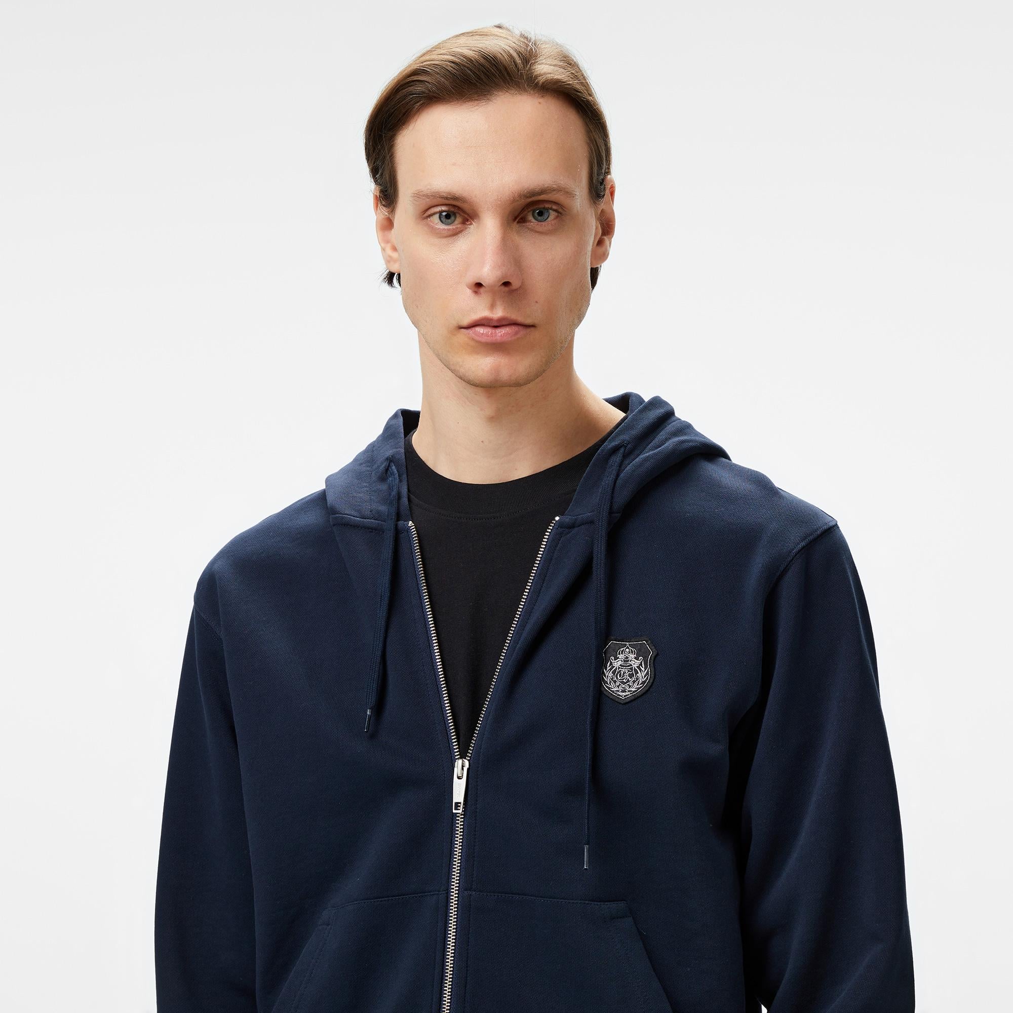 THE KOOPLES ERKEK LACİVERT SWEATSHIRT