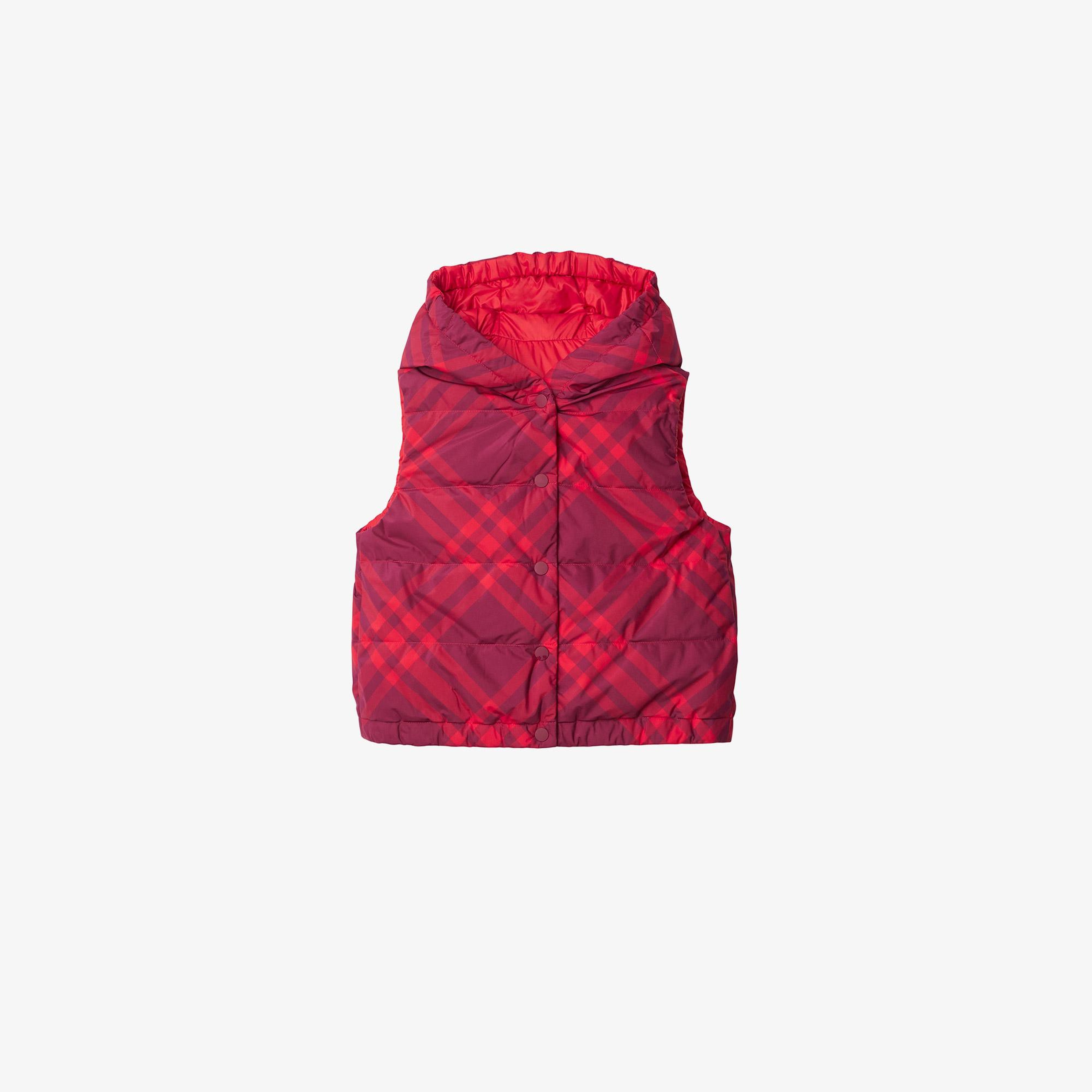 Burberry Çocuk Bordo Yelek
