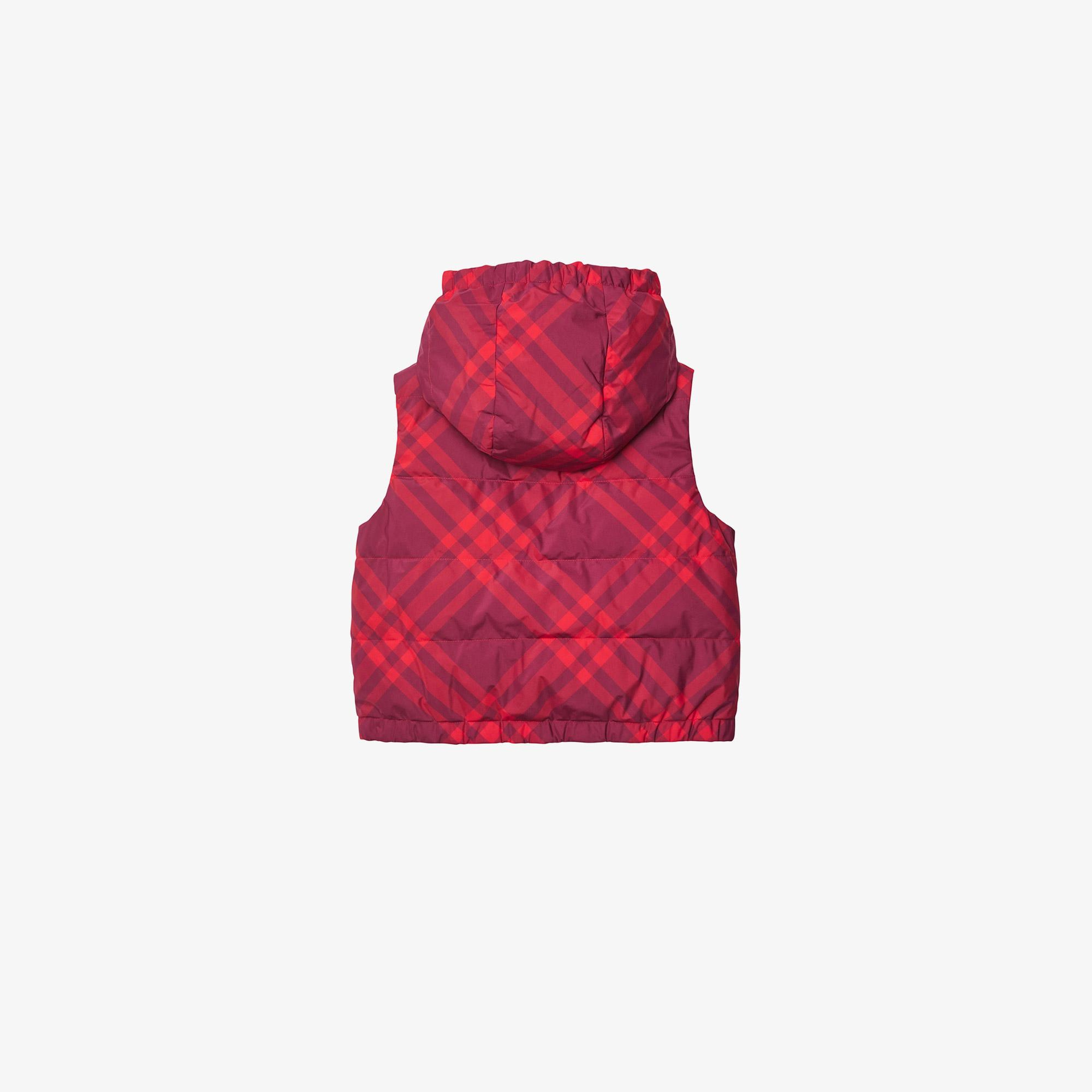 Burberry Çocuk Bordo Yelek
