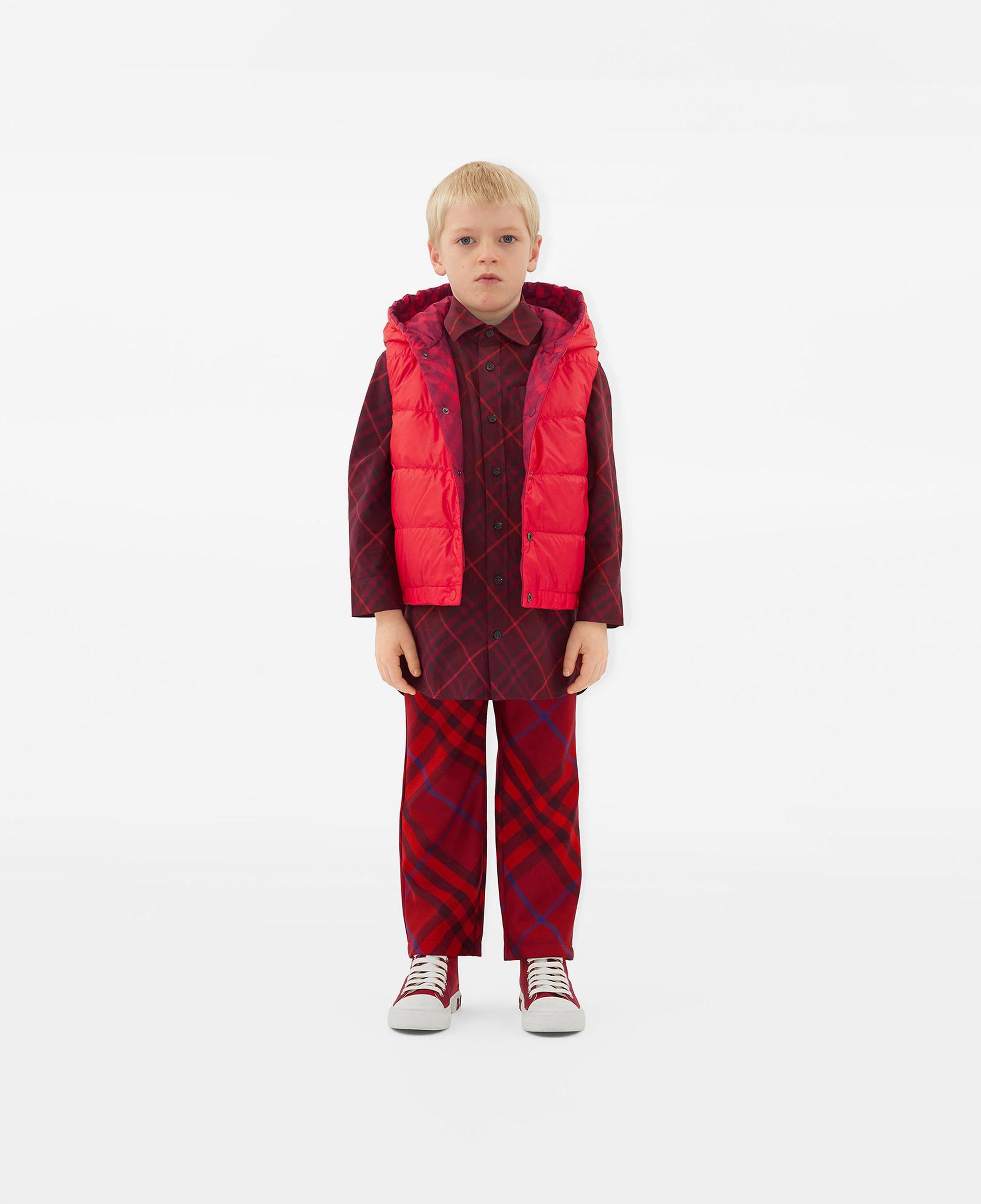 Burberry Çocuk Bordo Yelek