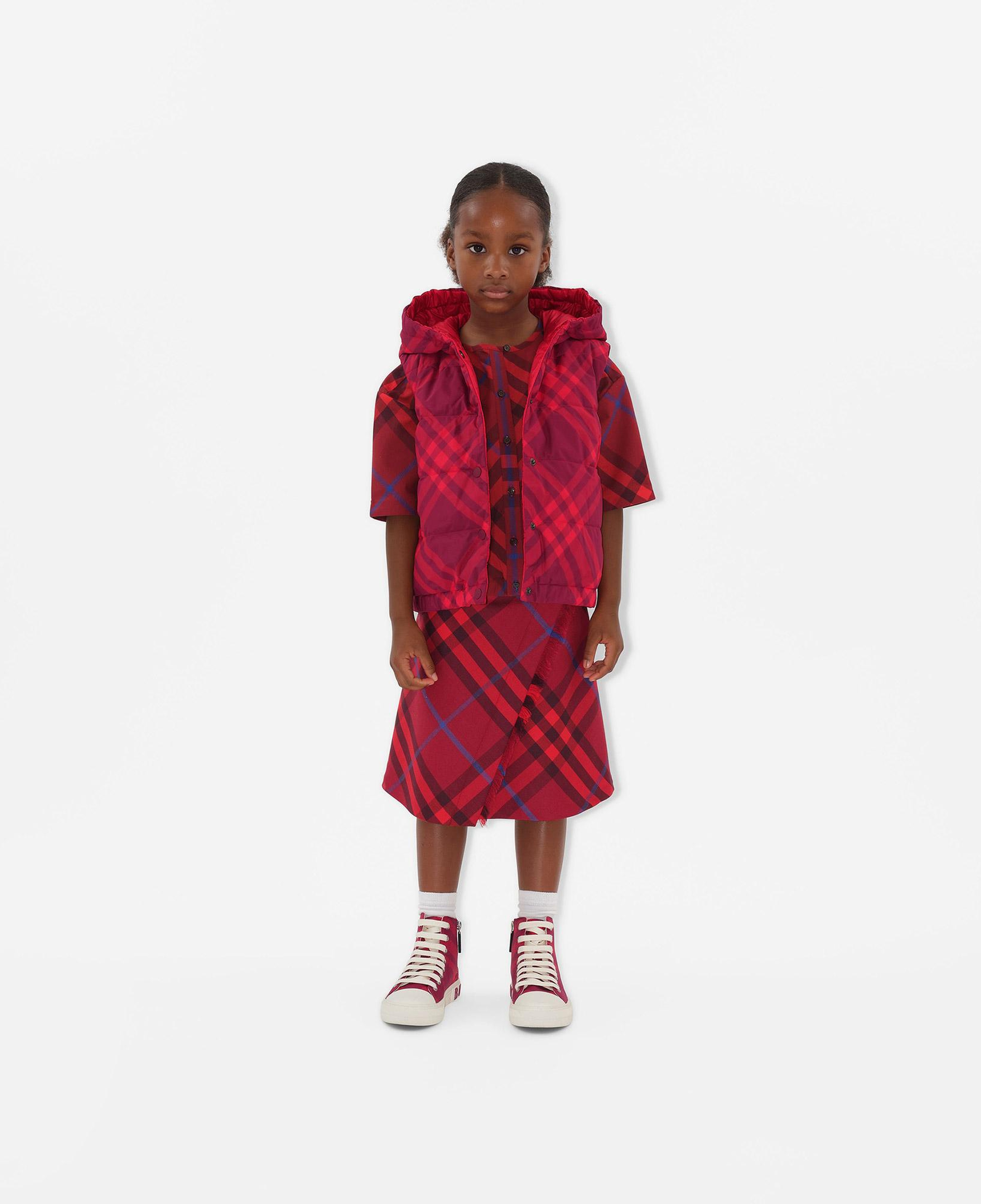 Burberry Çocuk Bordo Yelek