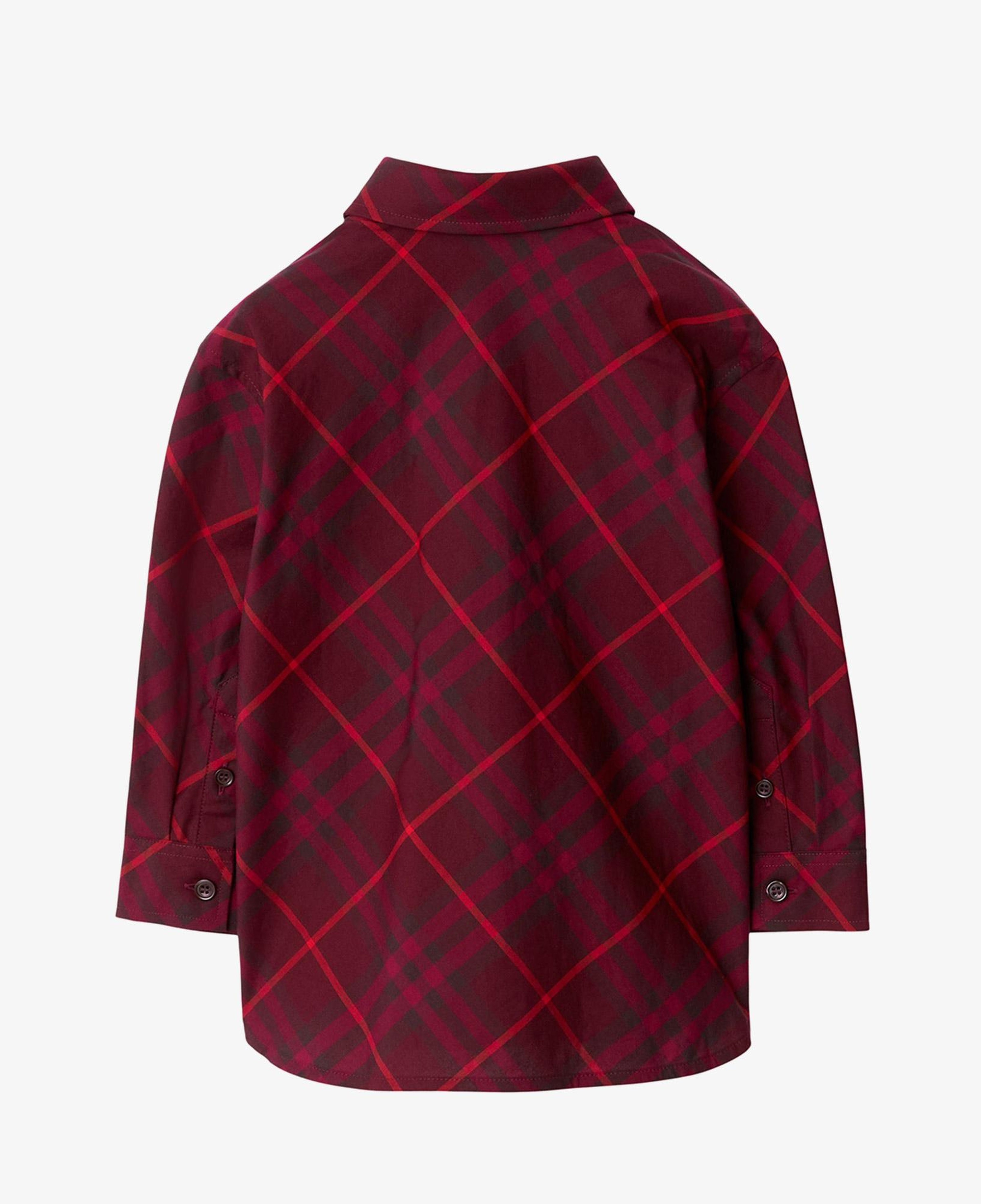 Burberry Çocuk Bordo Gömlek