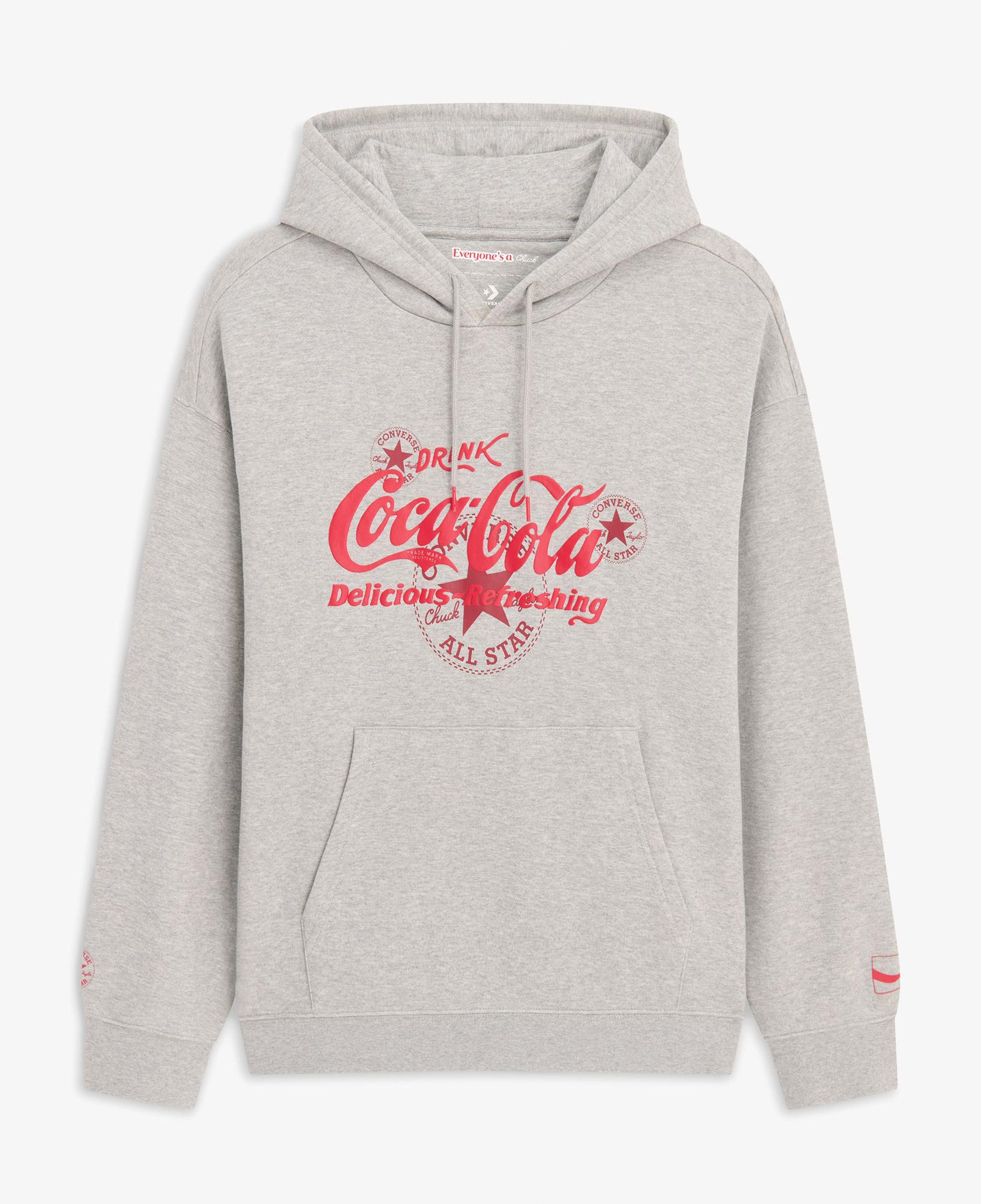 Converse x Coca-Cola Erkek Gri Hoodie