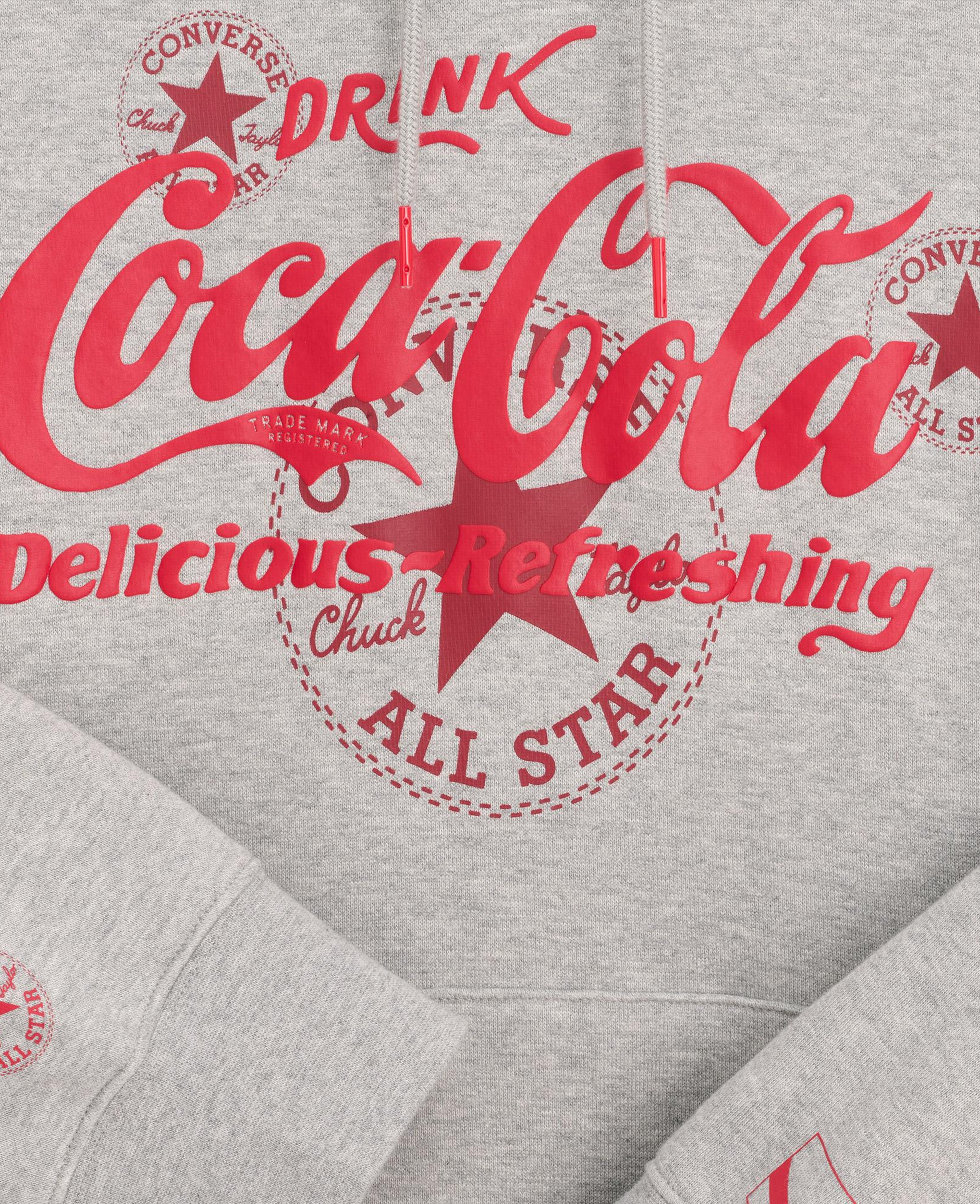 Converse x Coca-Cola Erkek Gri Hoodie