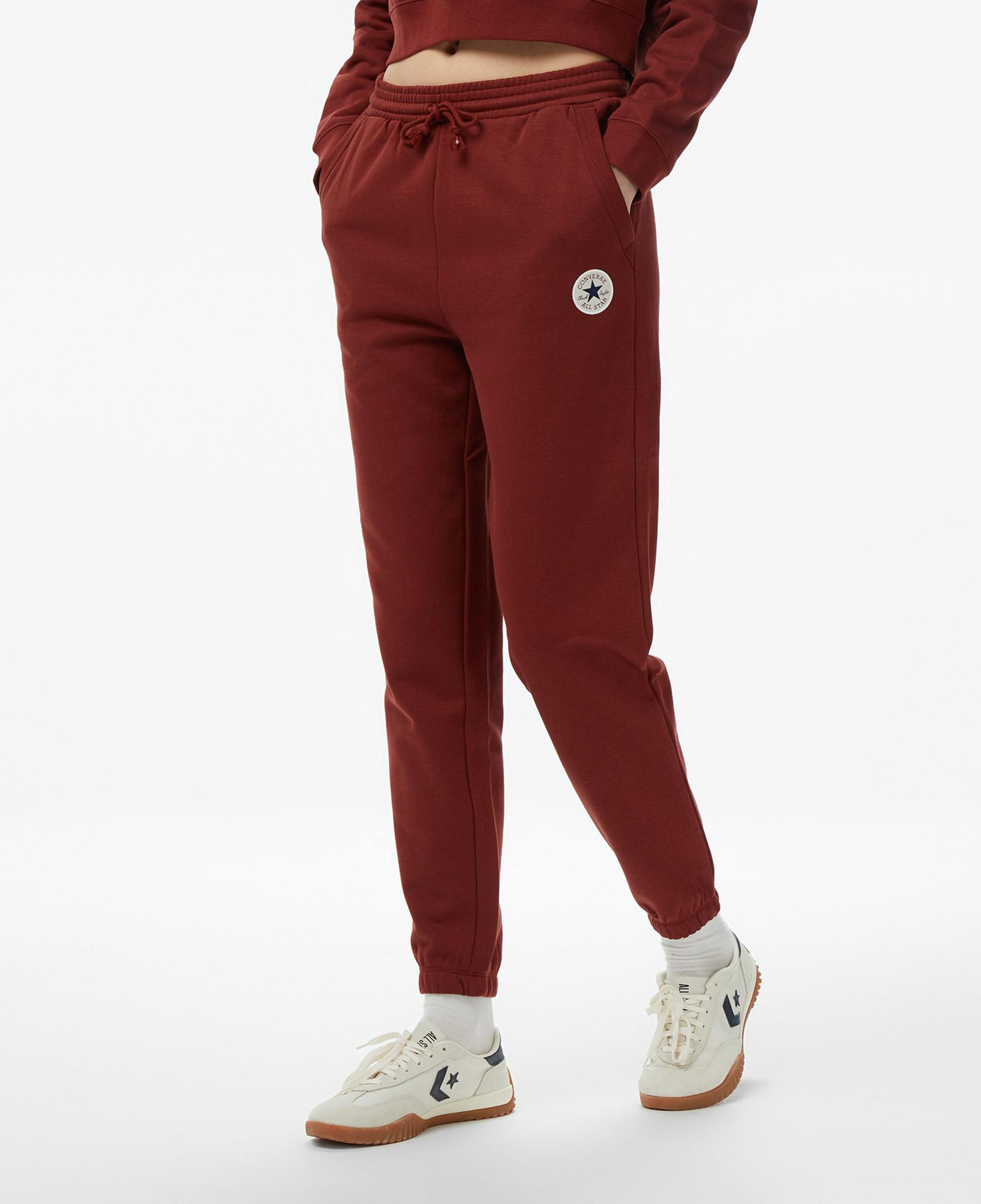 Converse Retro Chuck Taylor Patch Kadın Bordo Eşofman Altı