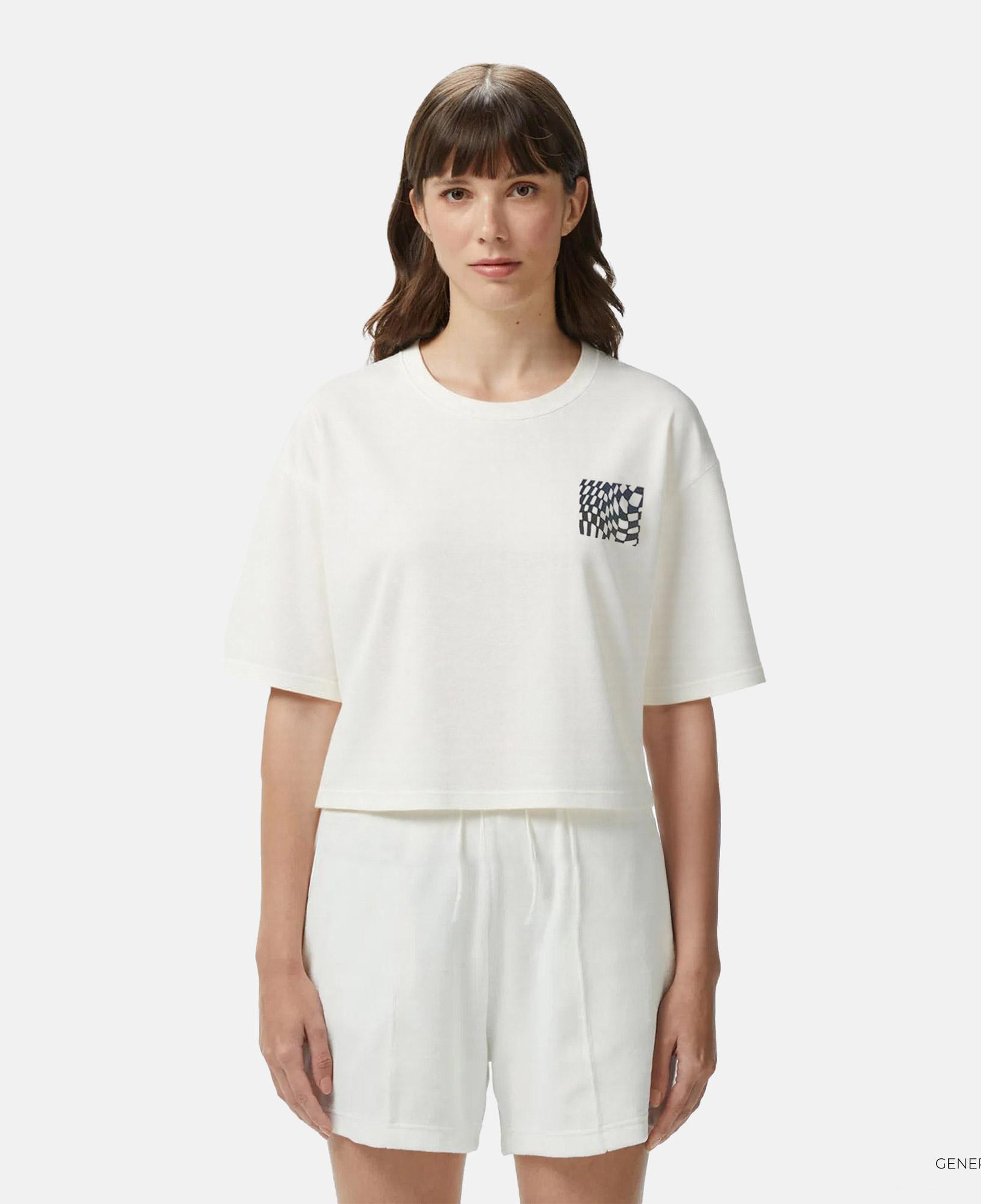 Vans MTE Wildthorn Reflective Boxy Fit Kadın Krem T-Shirt