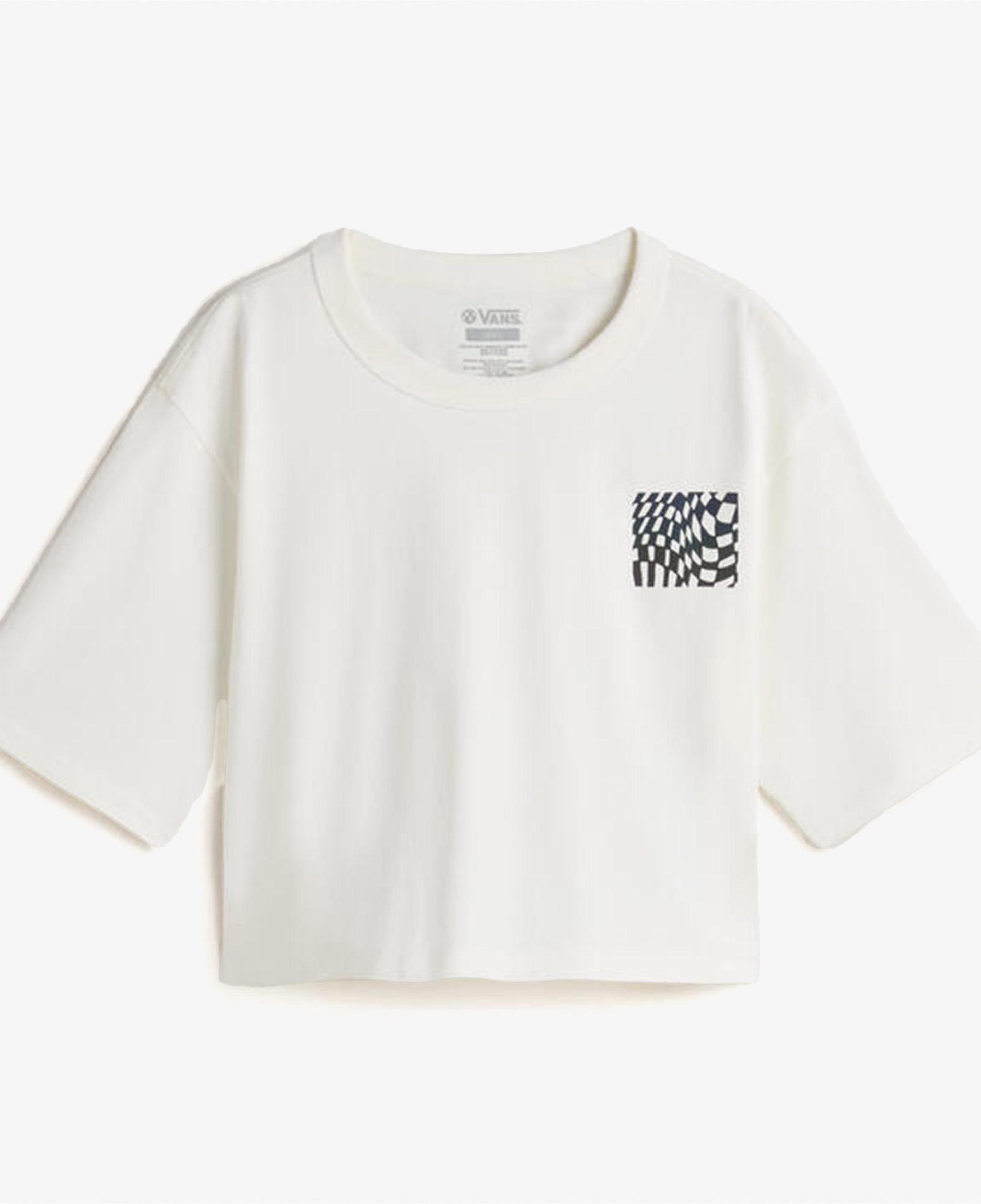 Vans MTE Wildthorn Reflective Boxy Fit Kadın Krem T-Shirt