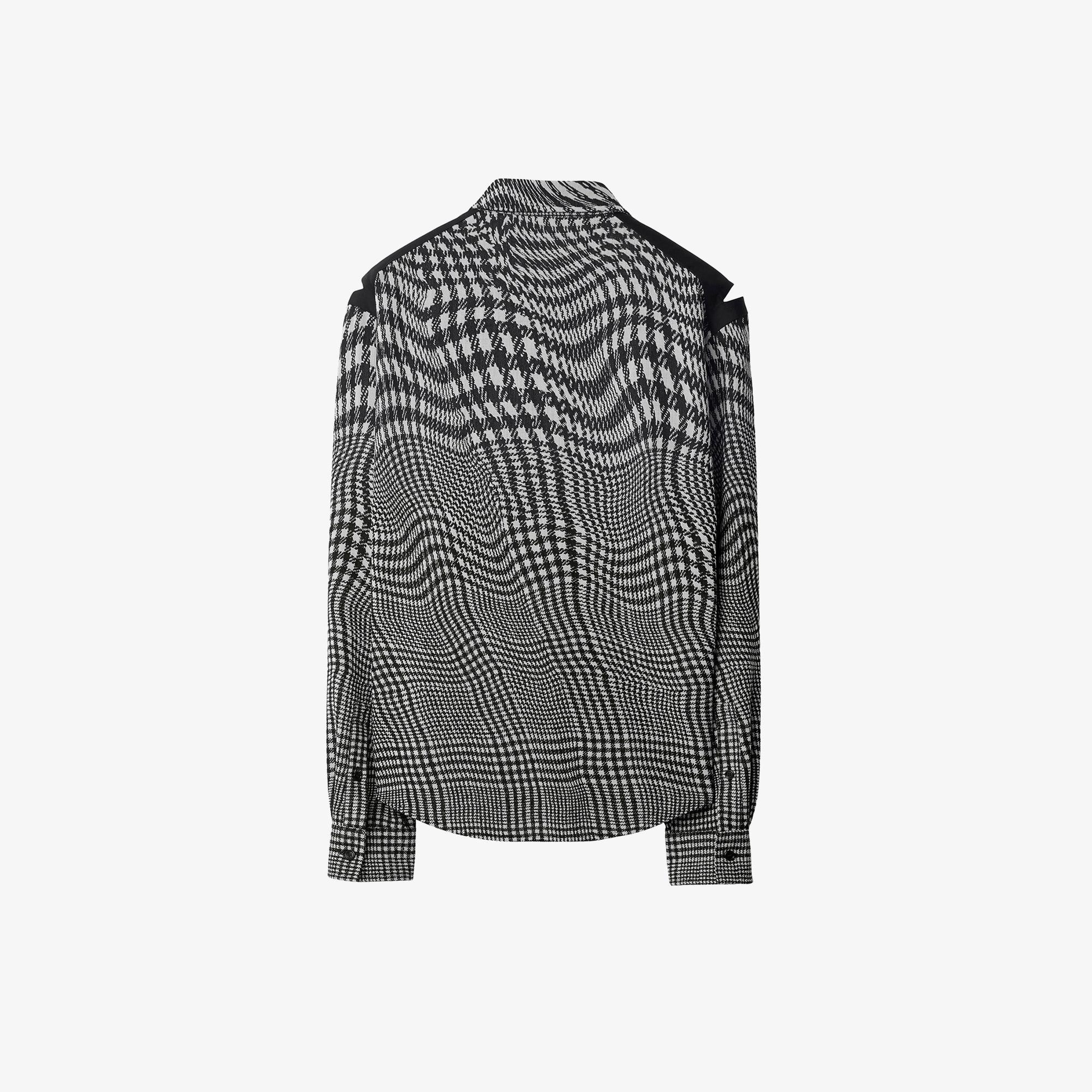 Burberry Erkek Siyah Yün Gömlek