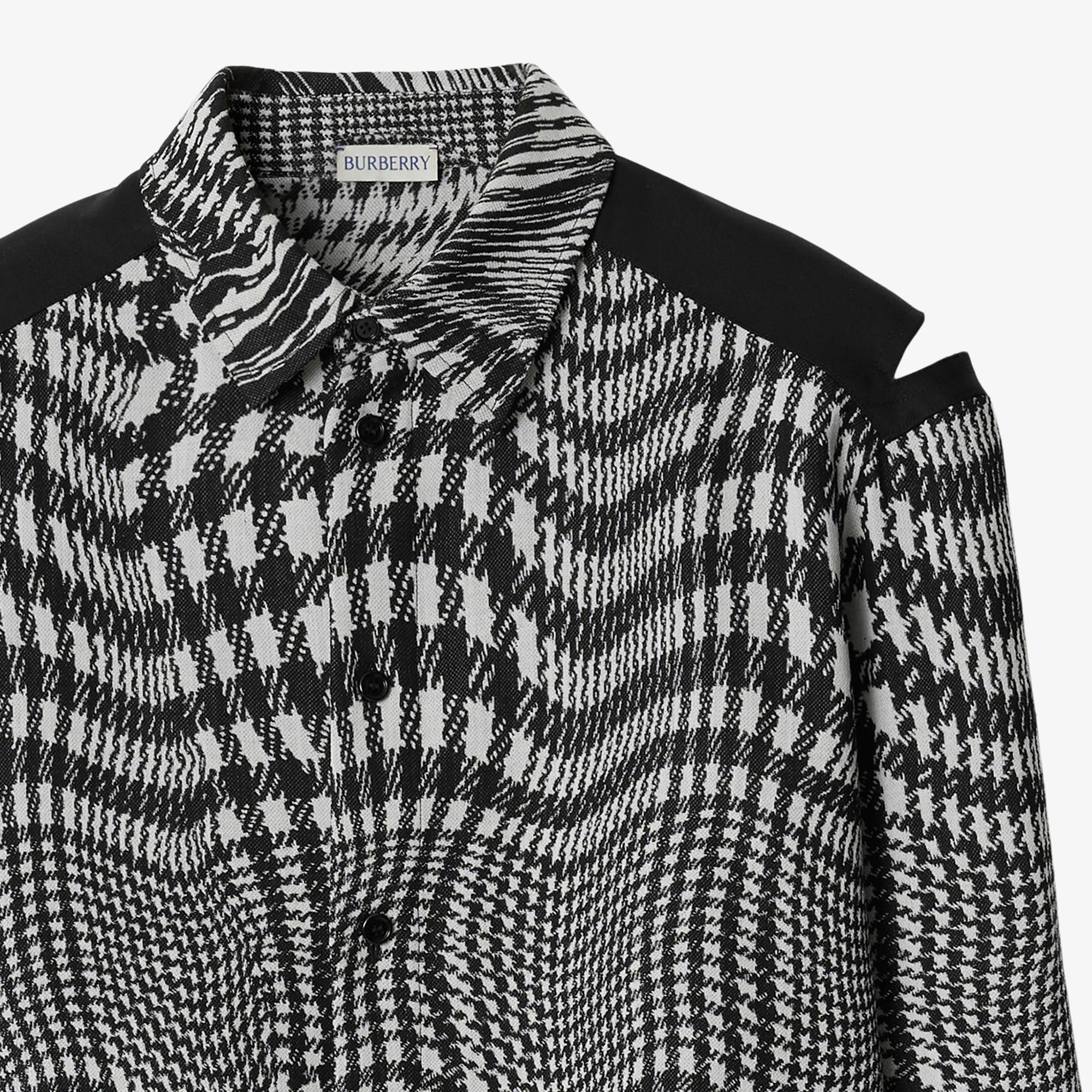 Burberry Erkek Siyah Yün Gömlek
