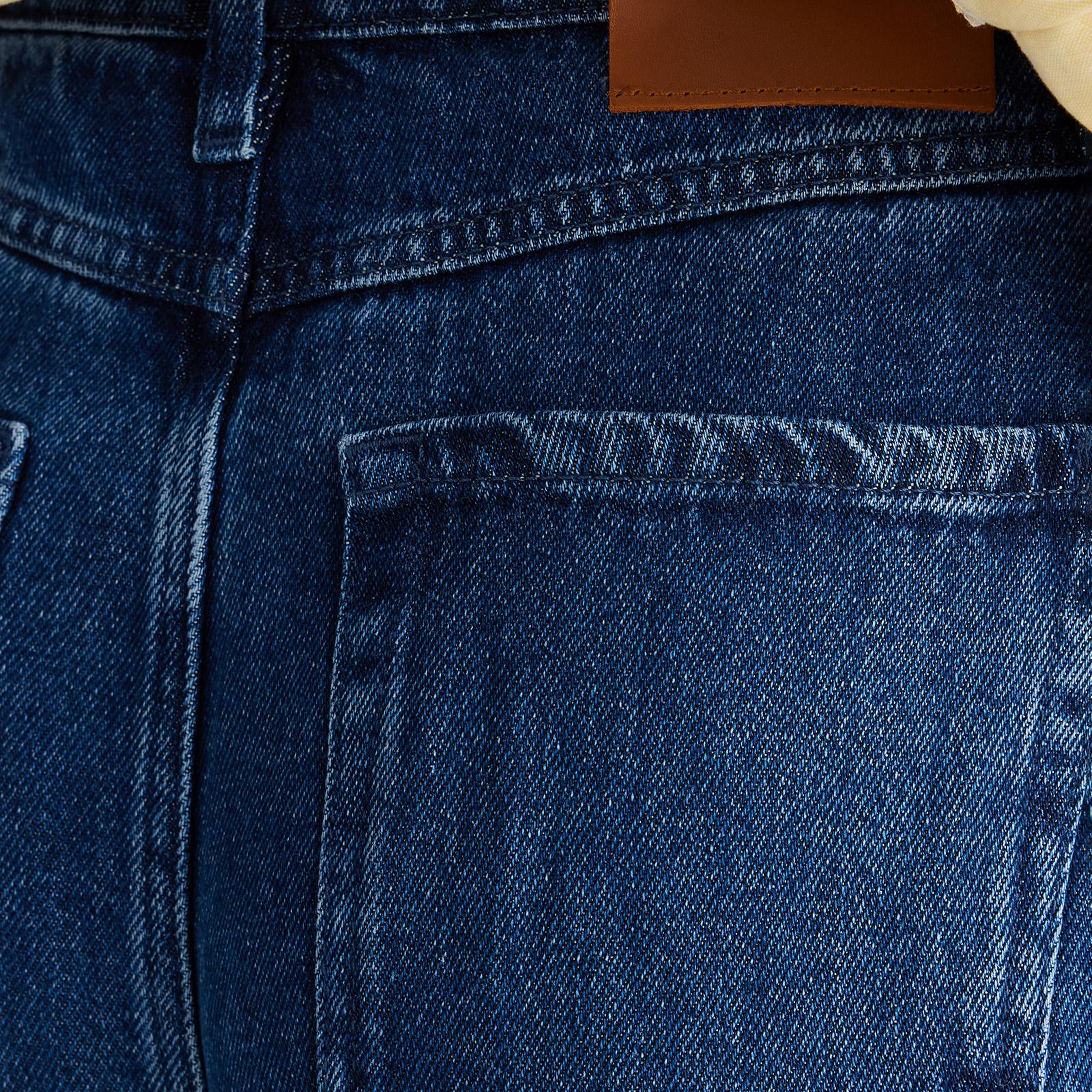 GANT Kadın Mavi Regular Fit Pantolon