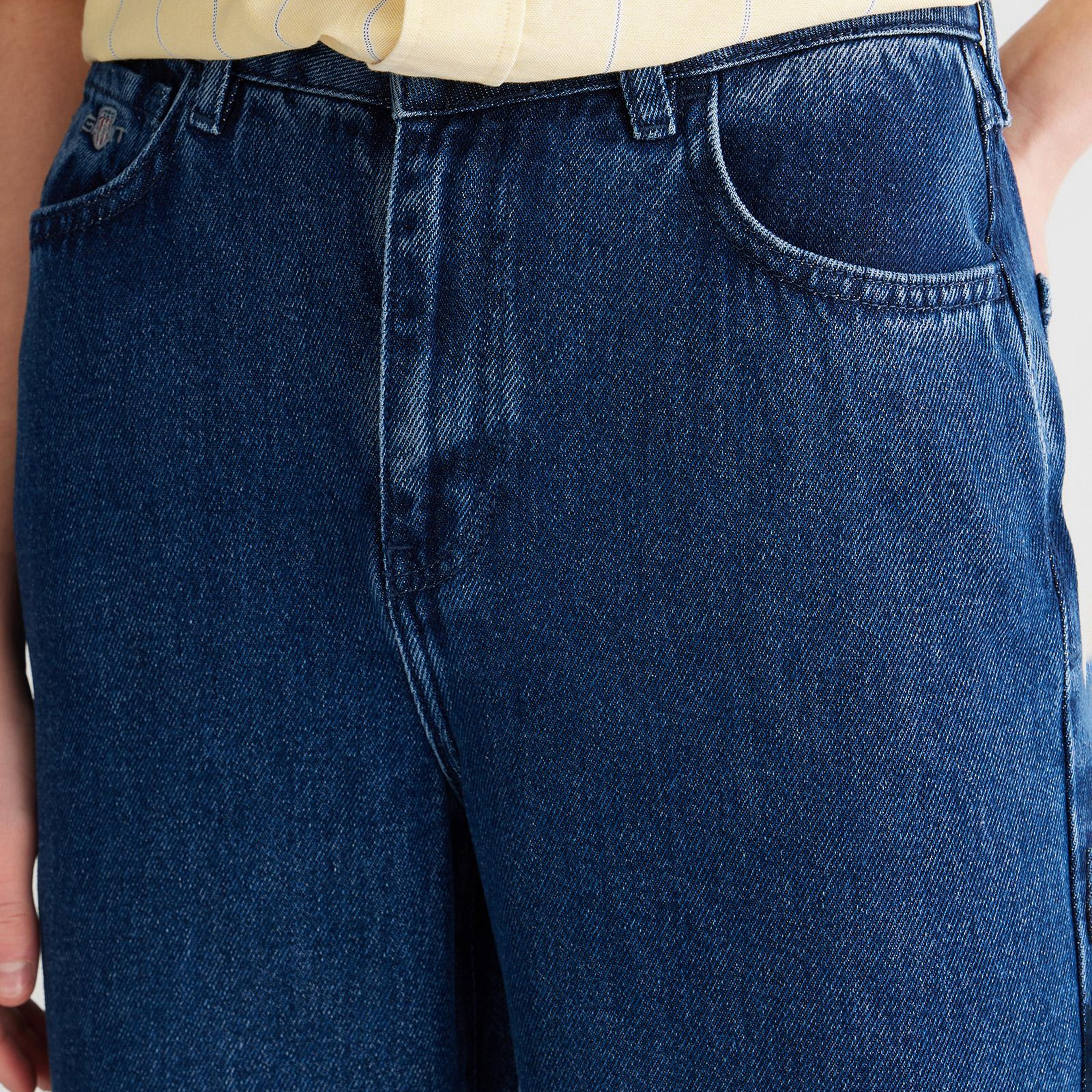 GANT Kadın Mavi Regular Fit Pantolon