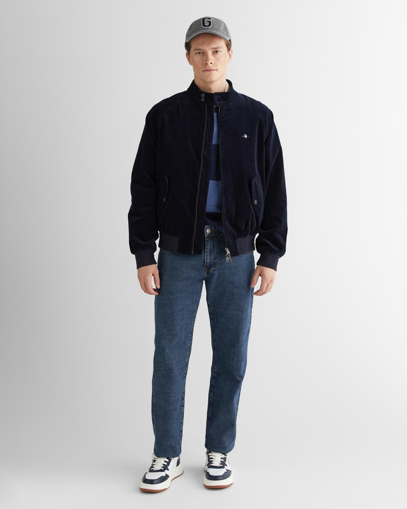 GANT Erkek Lacivert Regular Fit Mont