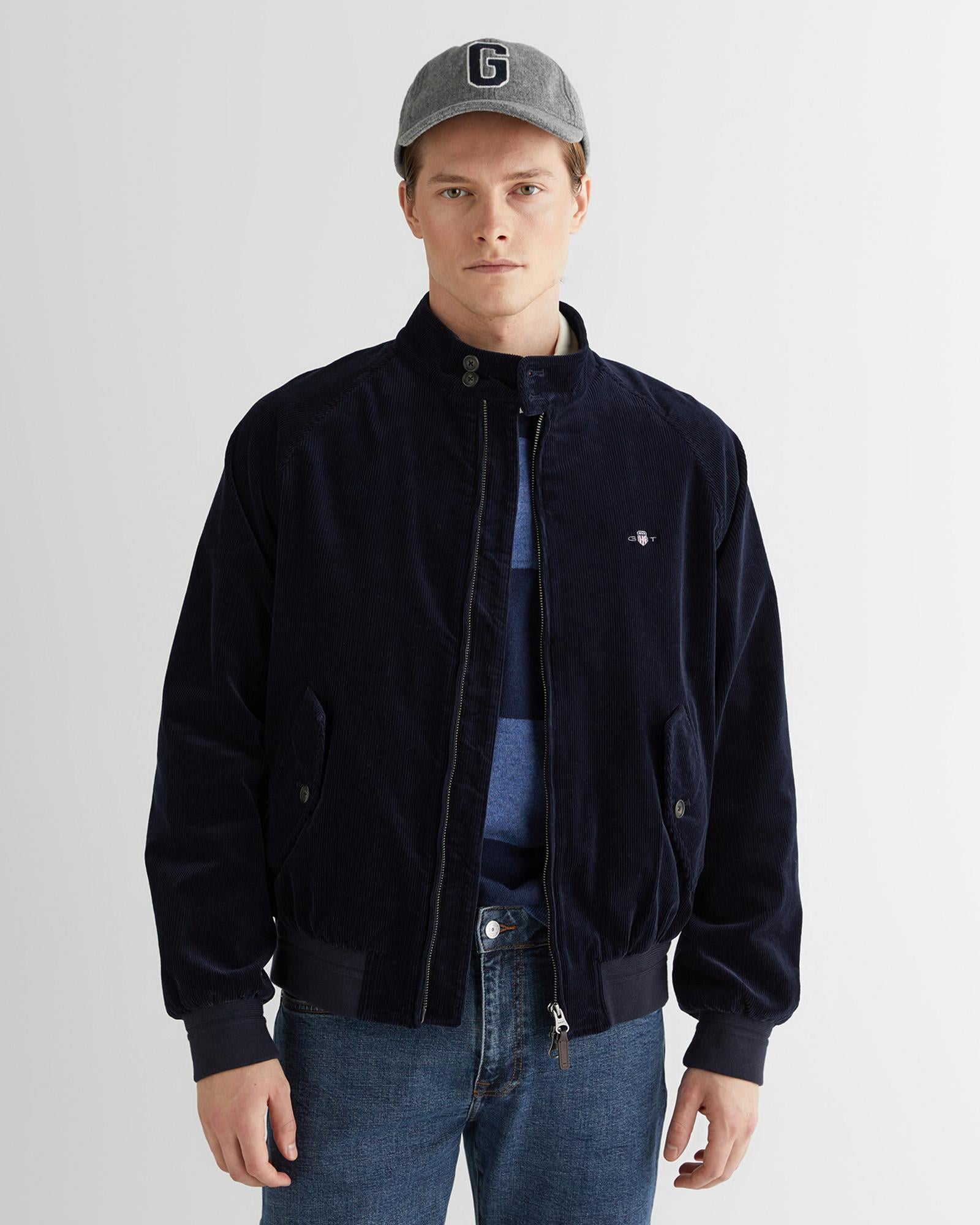 GANT Erkek Lacivert Regular Fit Mont